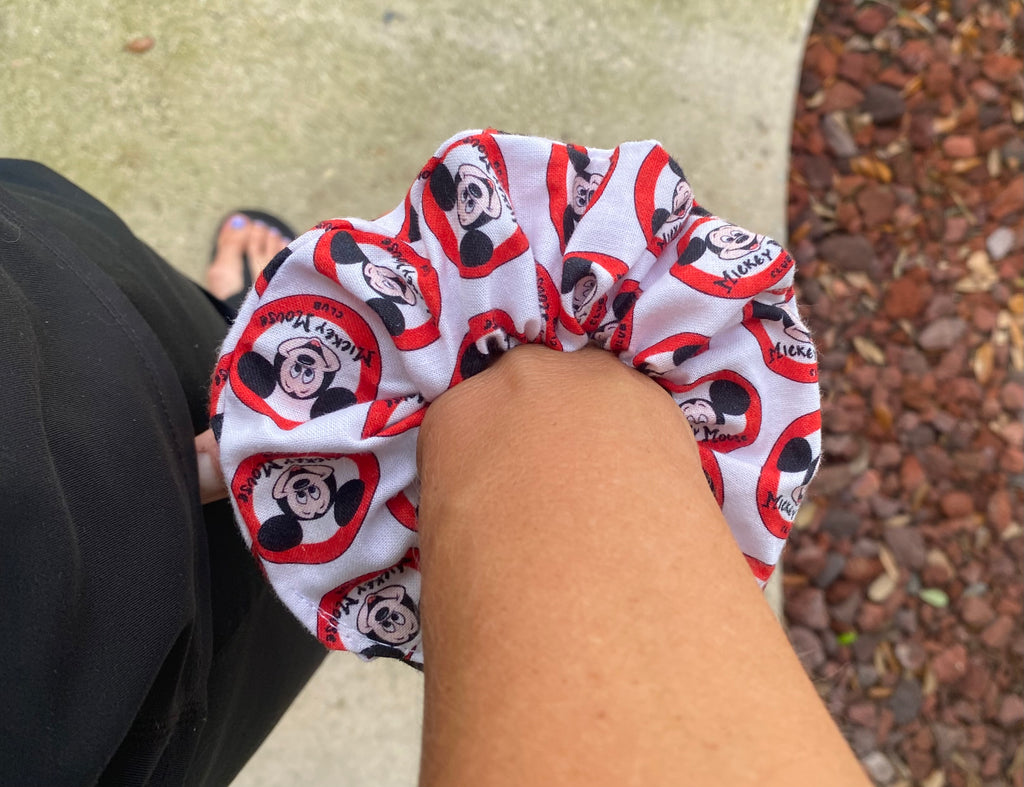Mickey Mouse Club Scrunchie