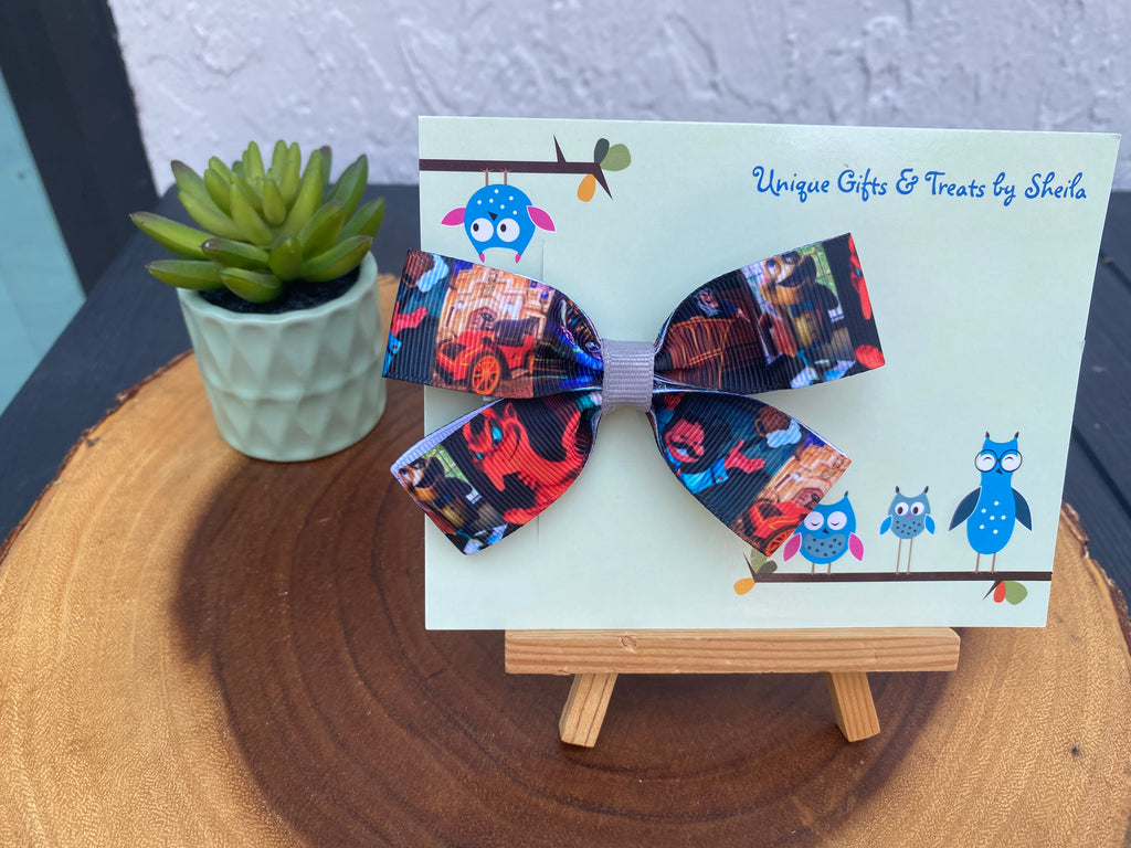 Mr Toad’s Wild Ride Hairbow