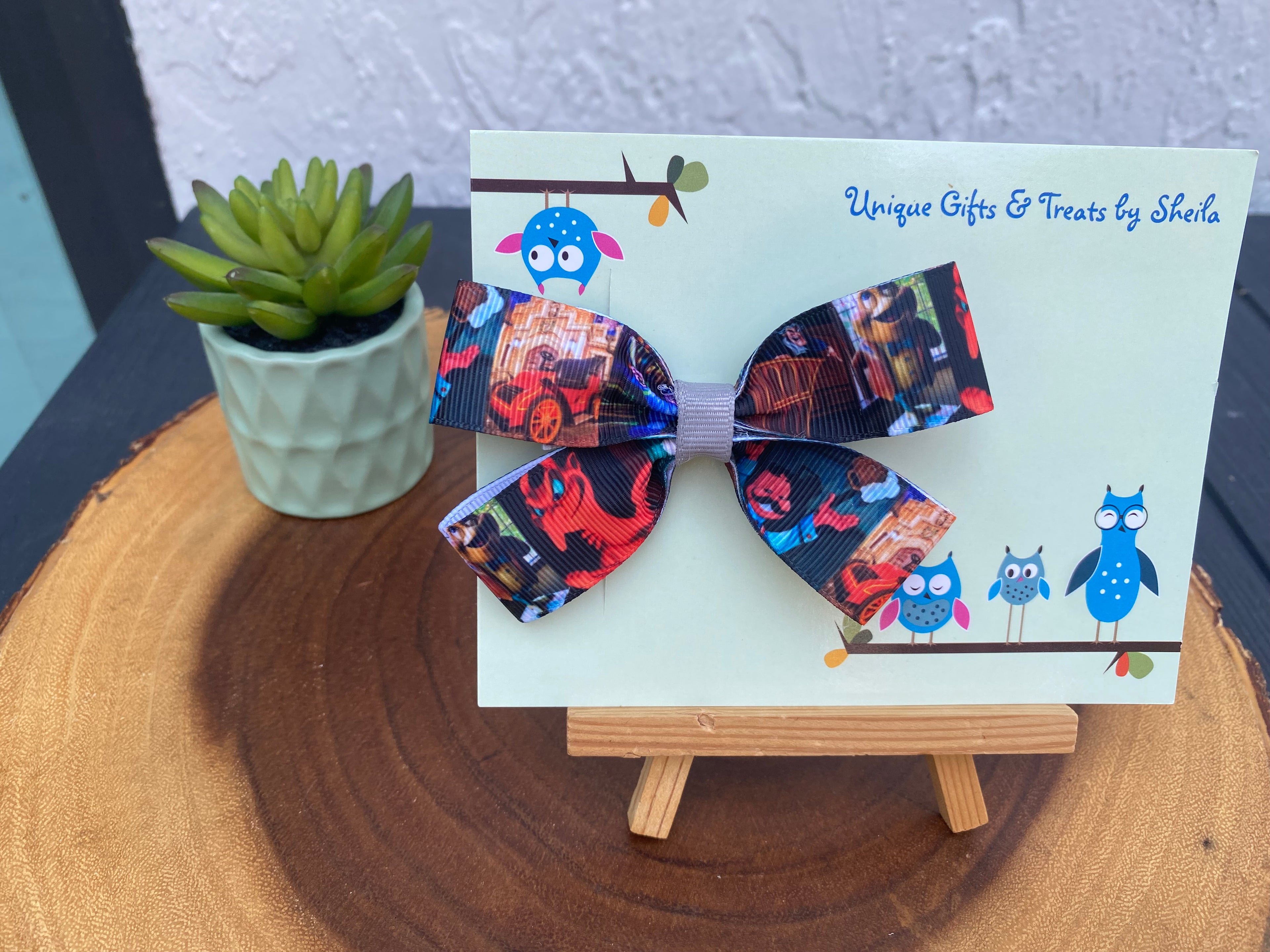 Mr Toad’s Wild Ride Hairbow