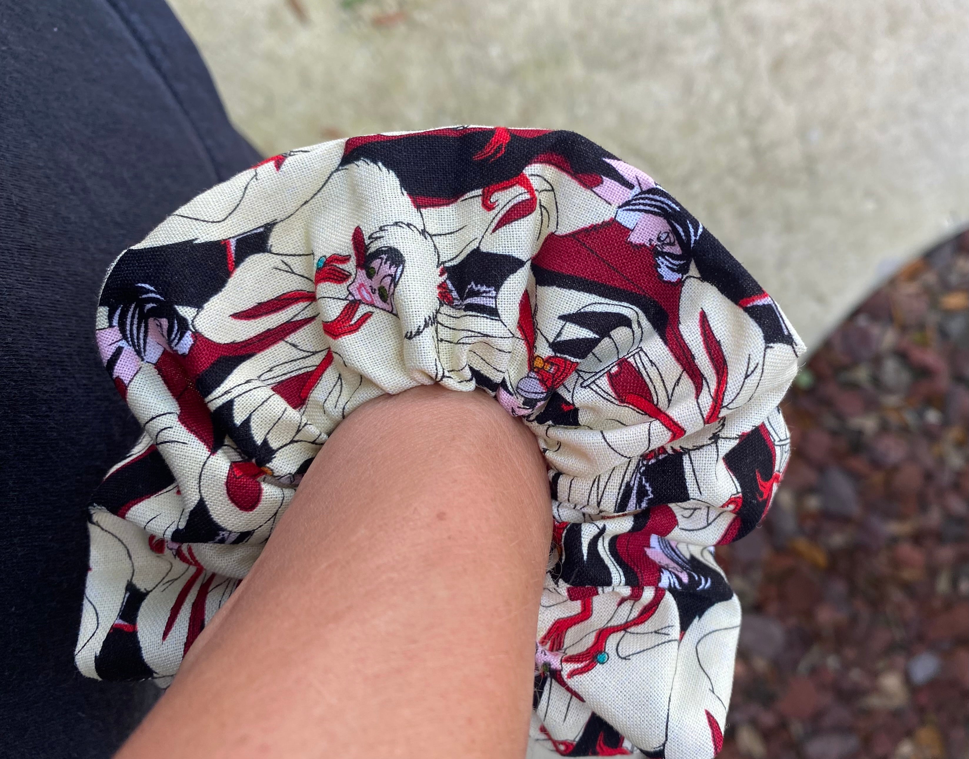Cruella DeVil Scrunchie
