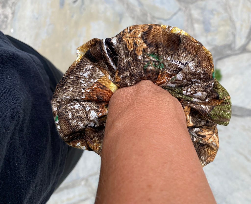 Camouflage; Hunting Scrunchie