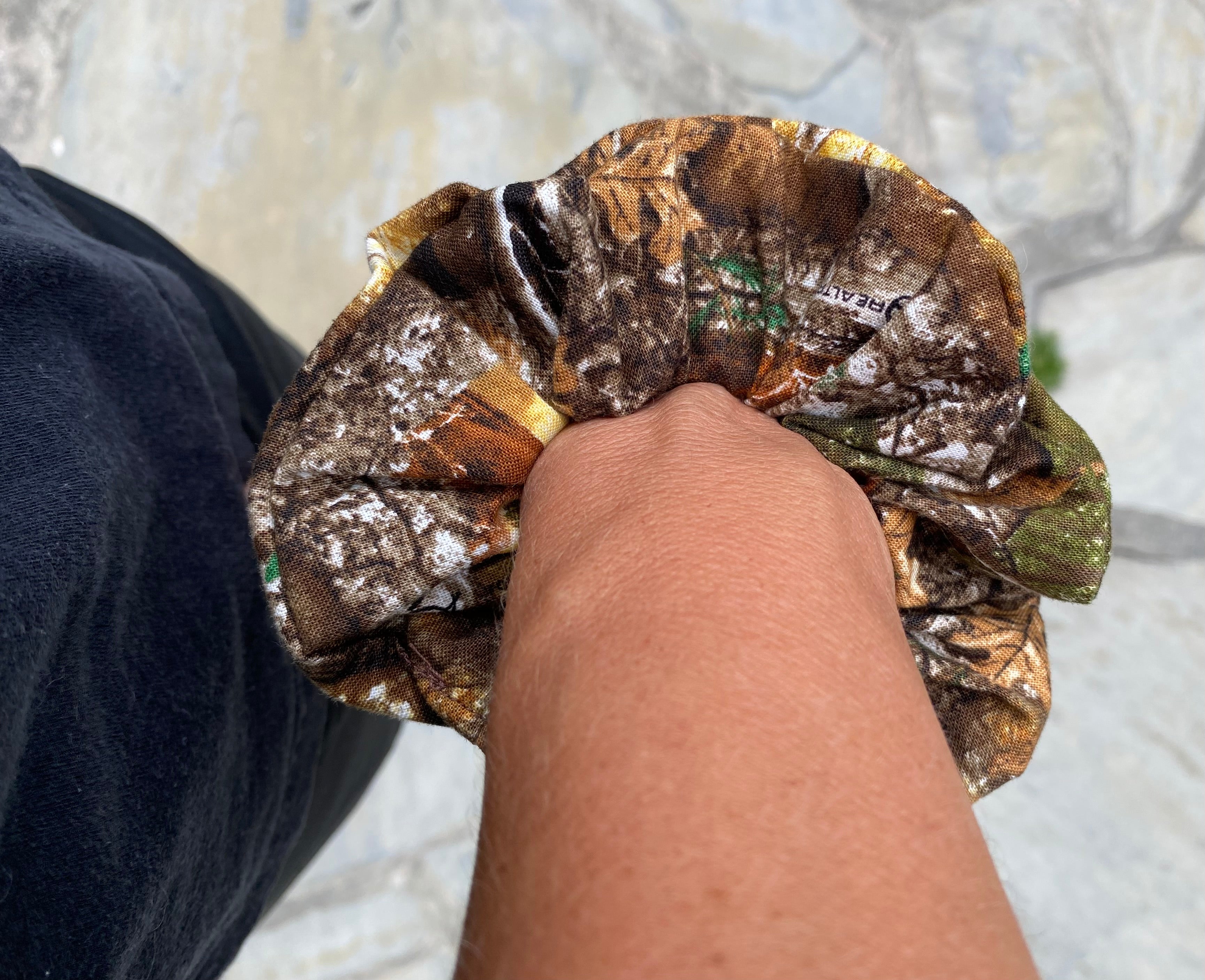 Camouflage; Hunting Scrunchie