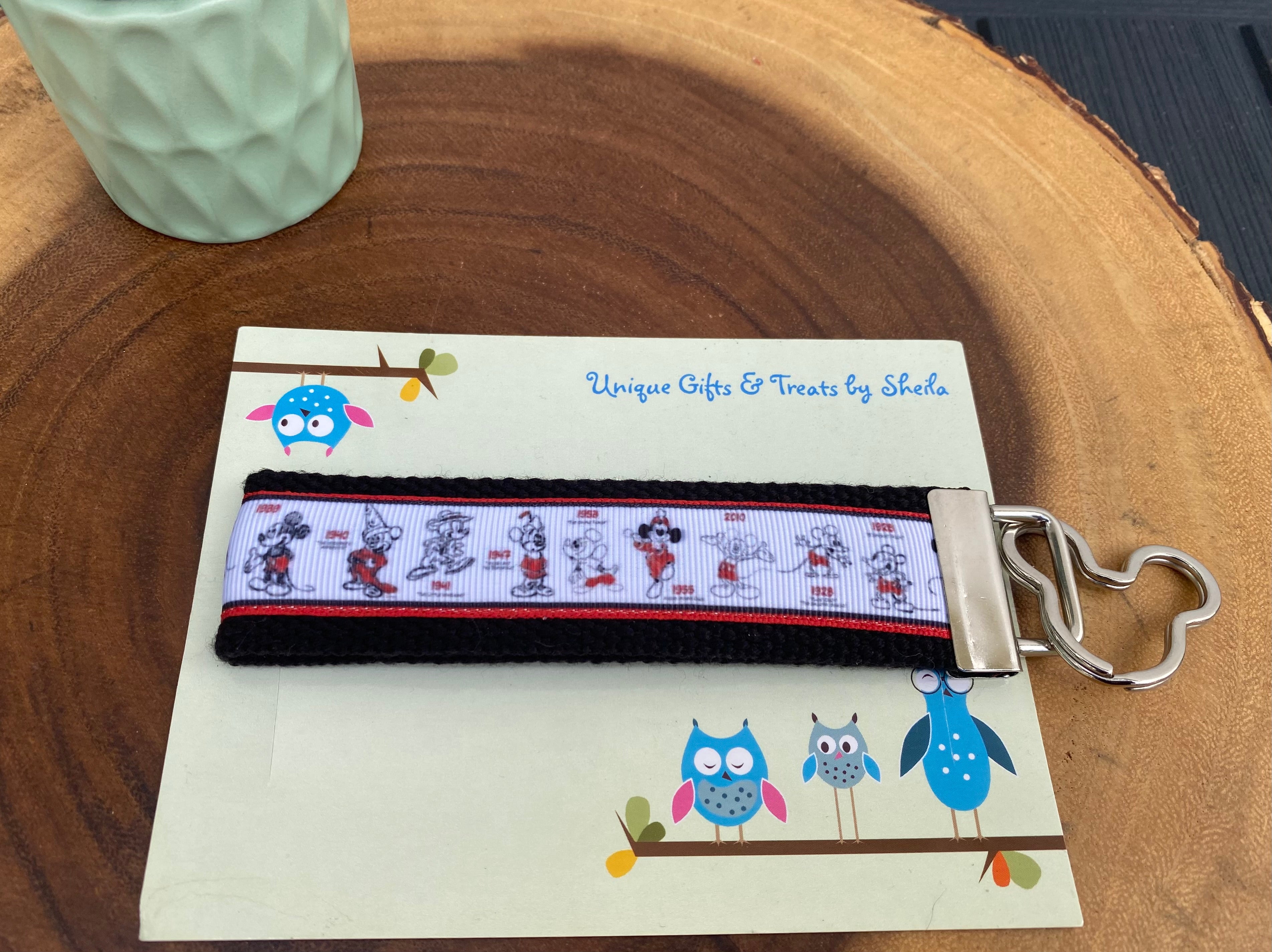 Mickey Mouse Through the Years Keychain; Keyfob