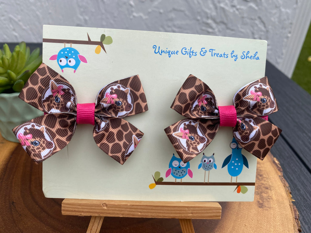 Giraffe Hairbows