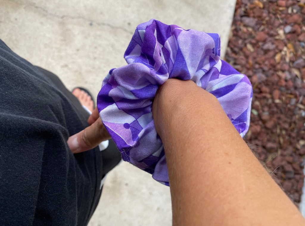 Disney Purple wall Scrunchie