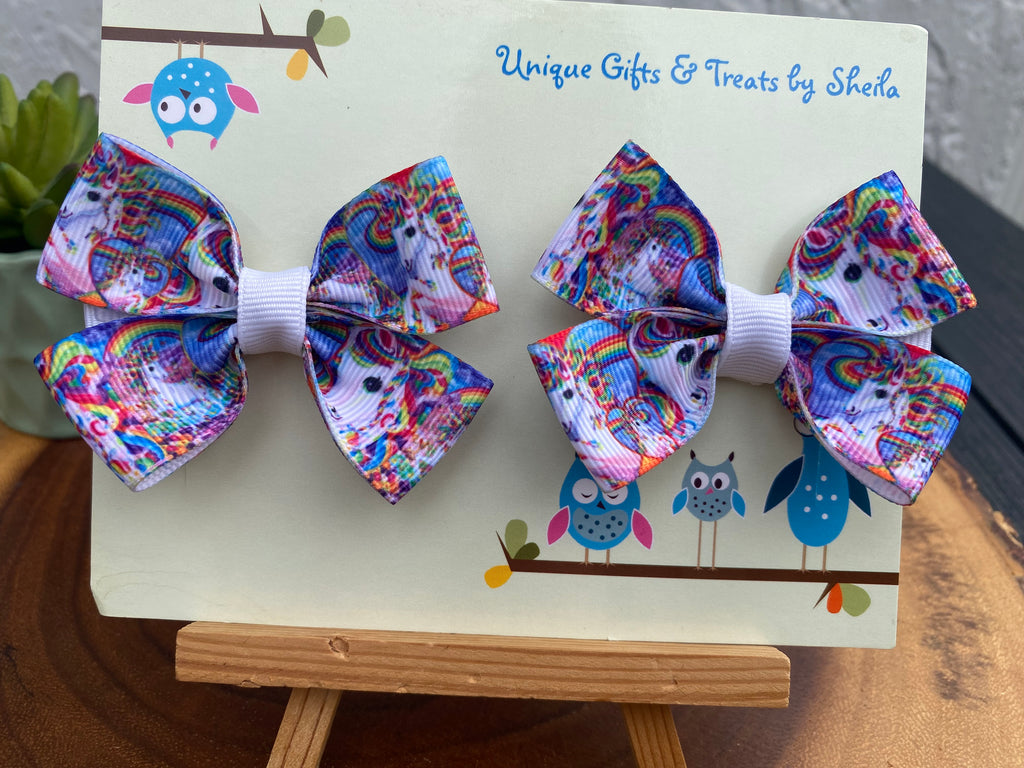 Unicorn Hairbows