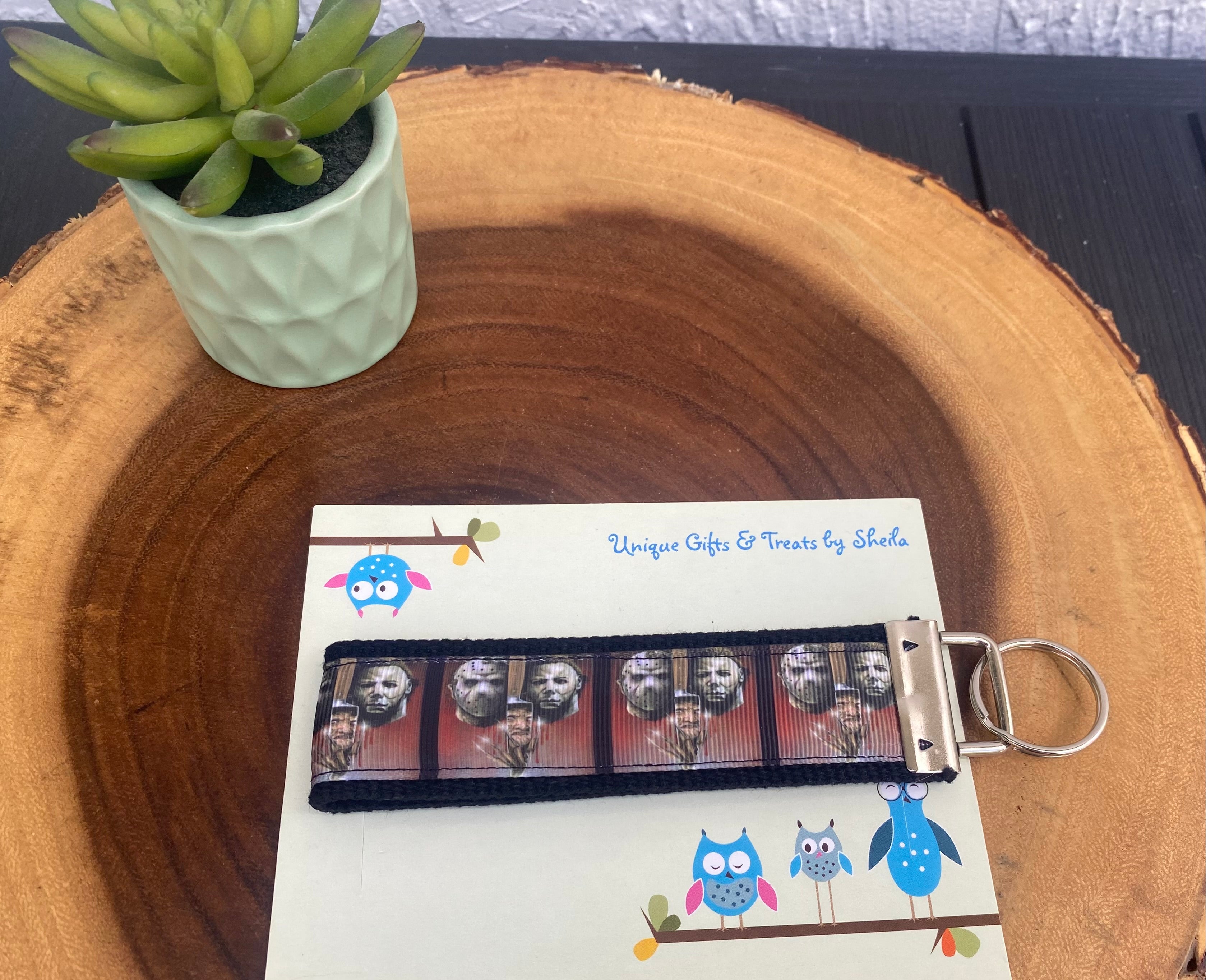Halloween; Scary Movie; Jason, Michael, Freddy Keychain; Keyfob