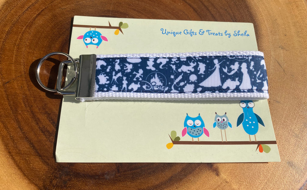 Disney Silhouette Keychain; Keyfob