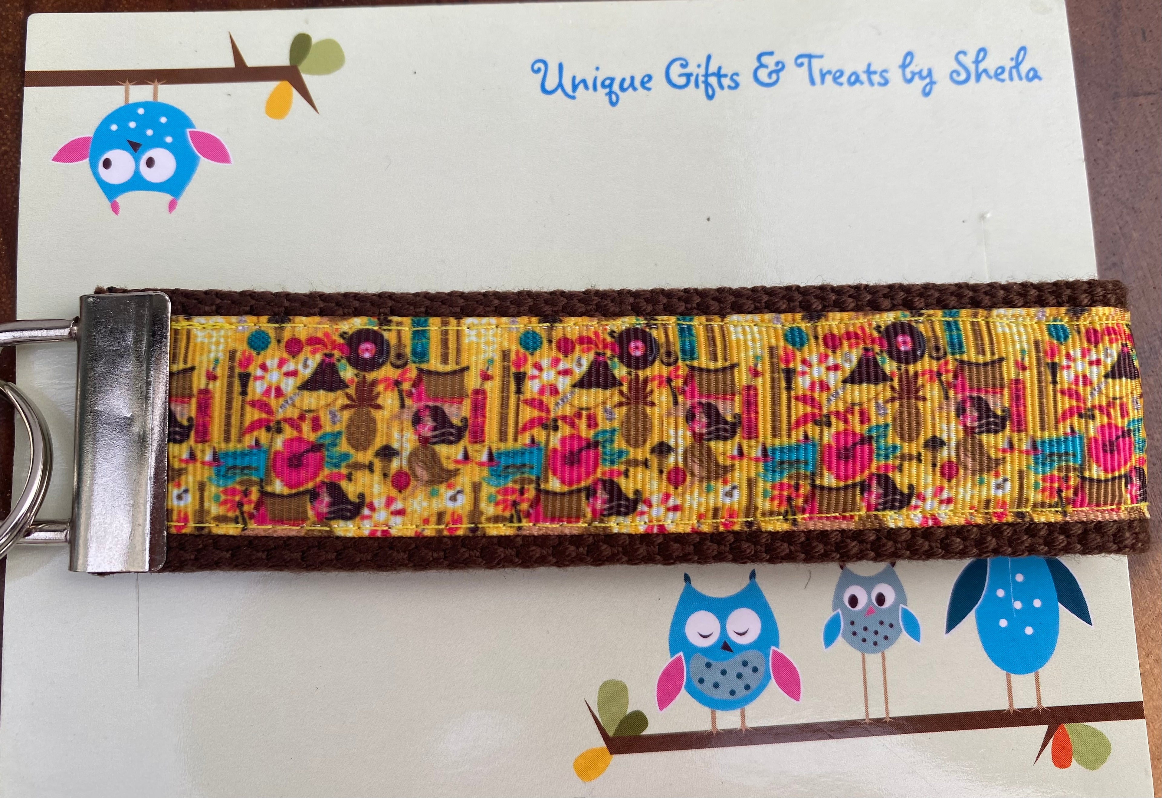 Polynesian; Luau Keychain; Keyfob
