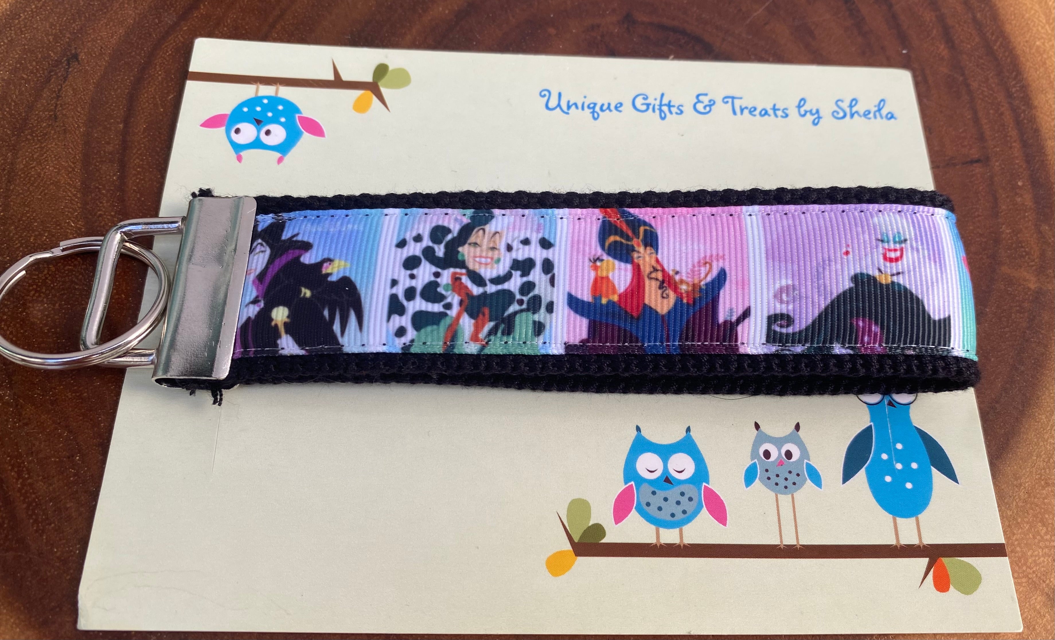 Disney Villains Keychain; Keyfob