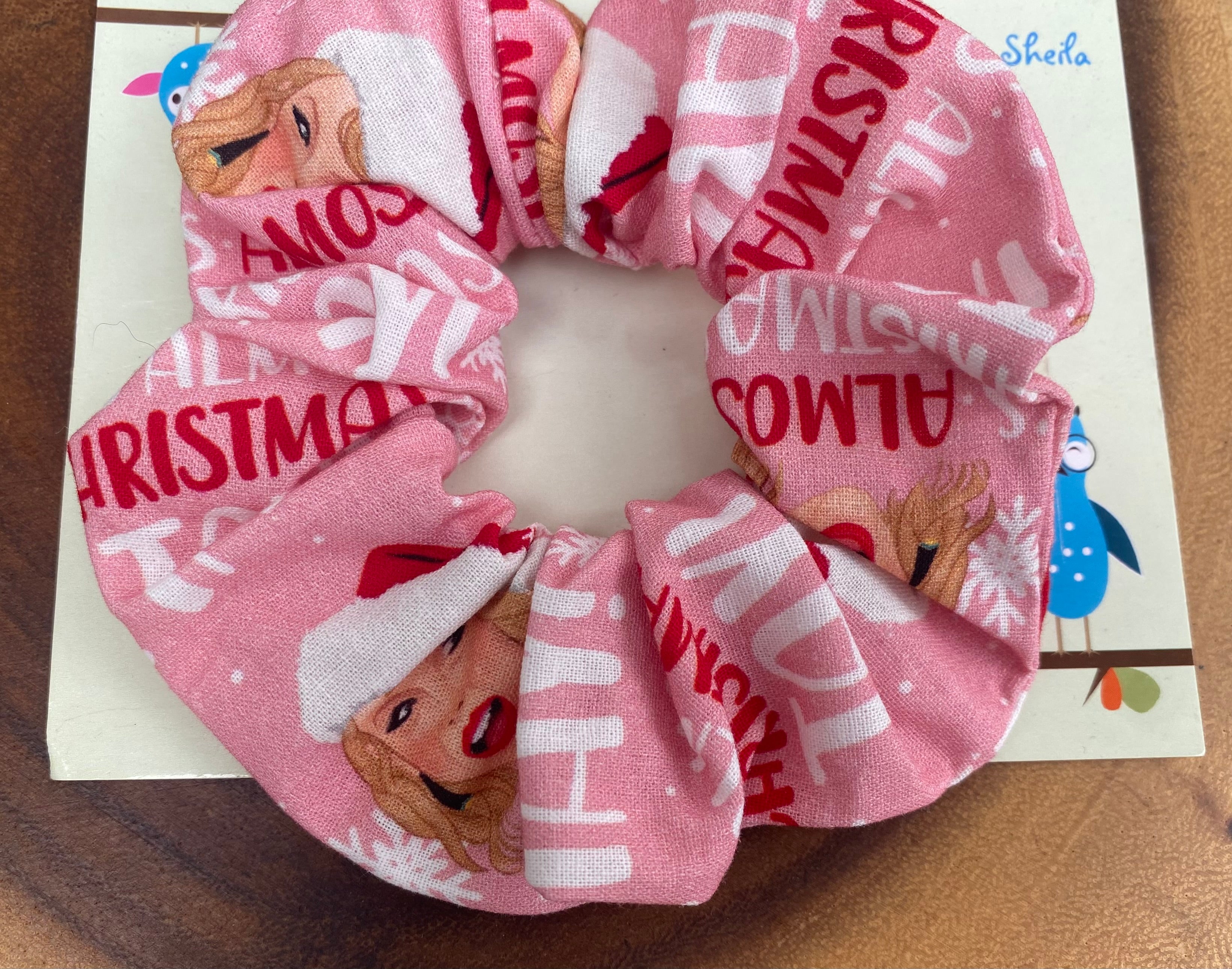 Popstar Christmas Scrunchie