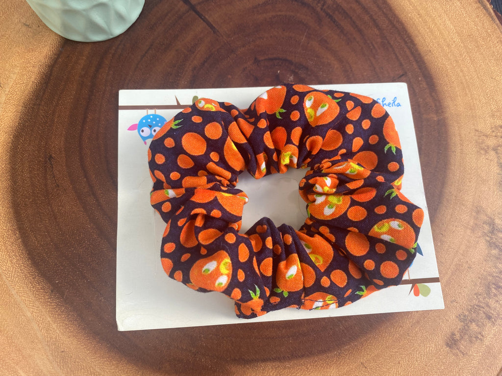 Orange Bird Scrunchie