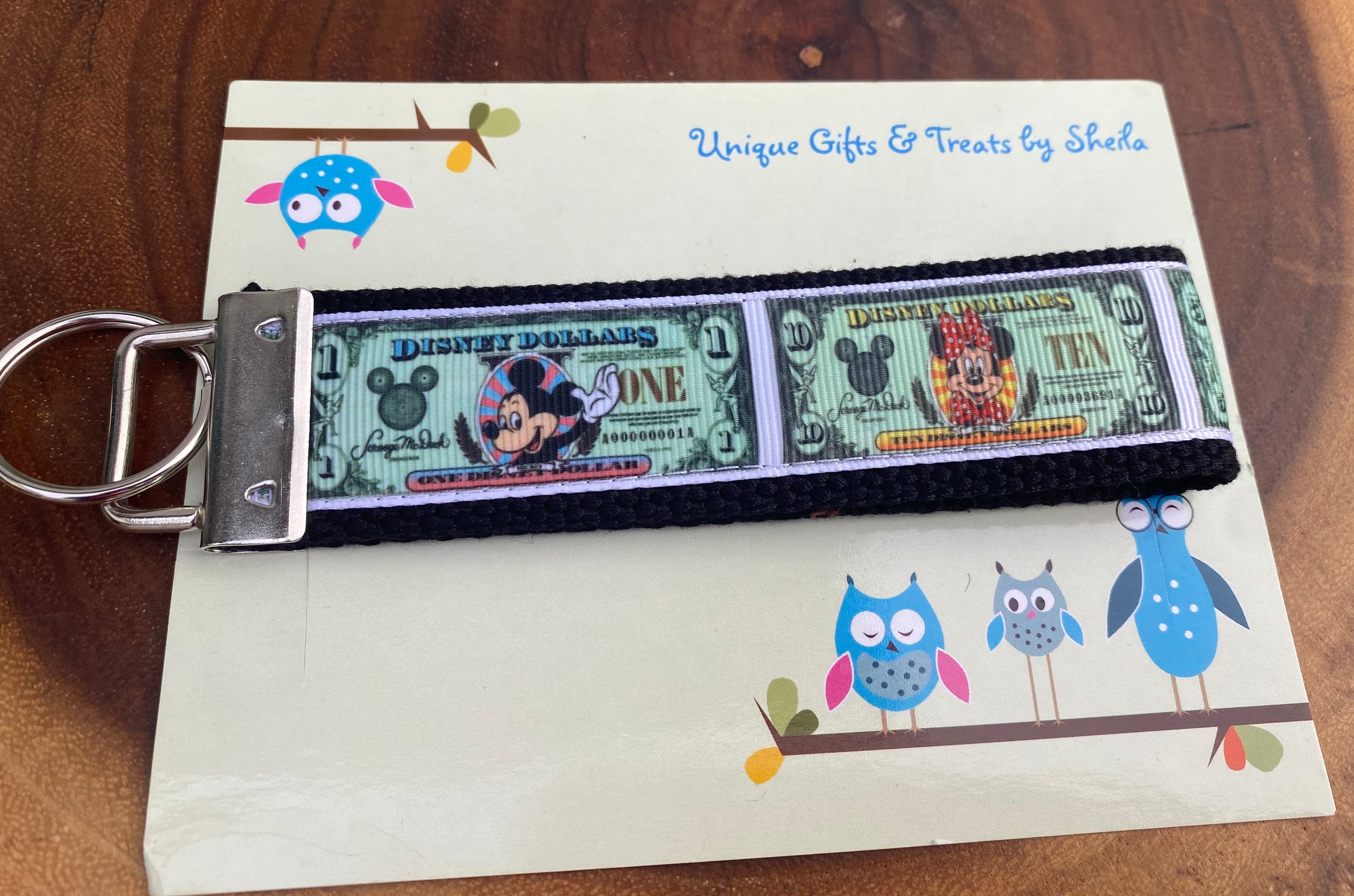 Disney Dollars; Disney Currency Keychain; Keyfob