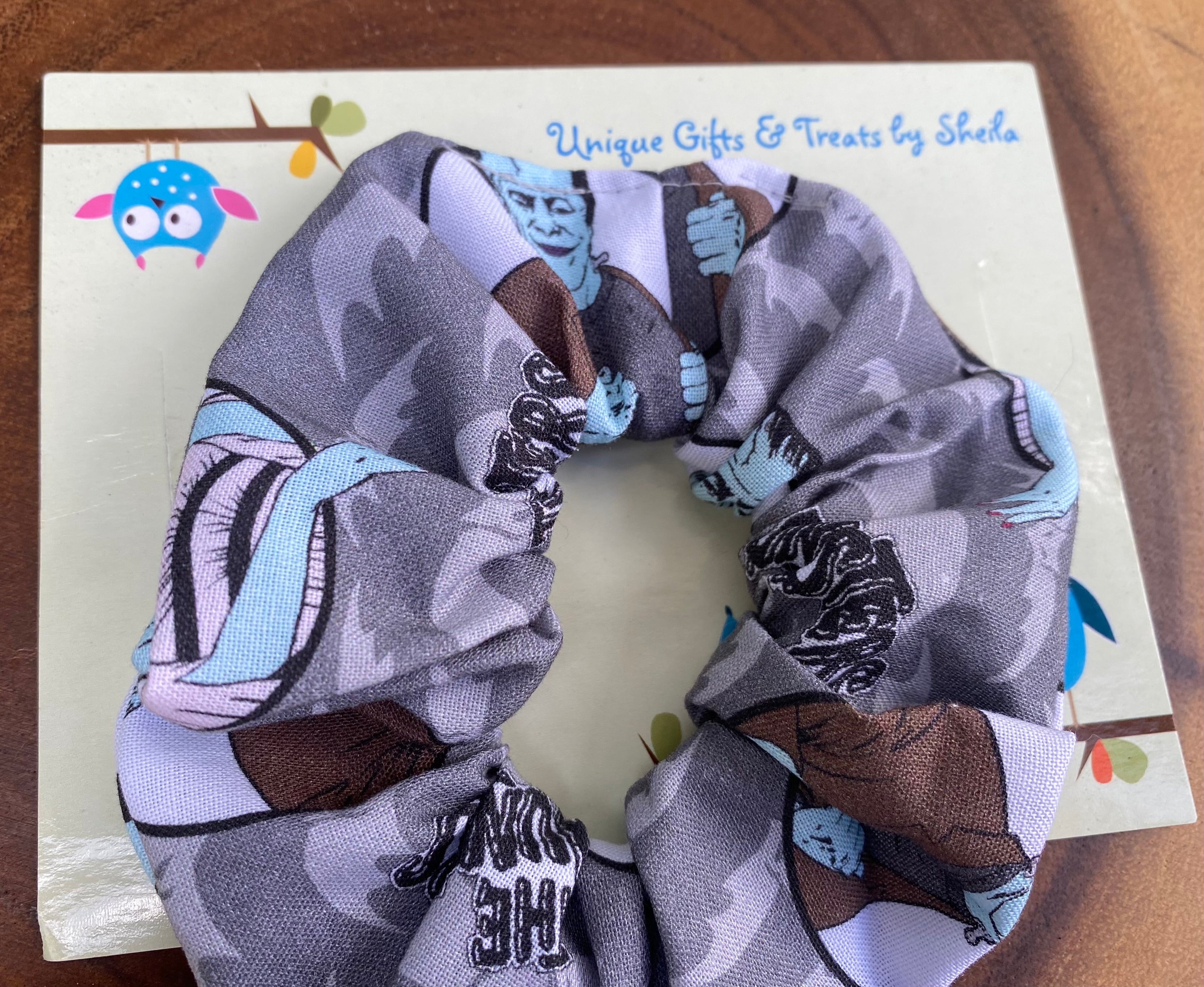 Munsters Halloween Scrunchie