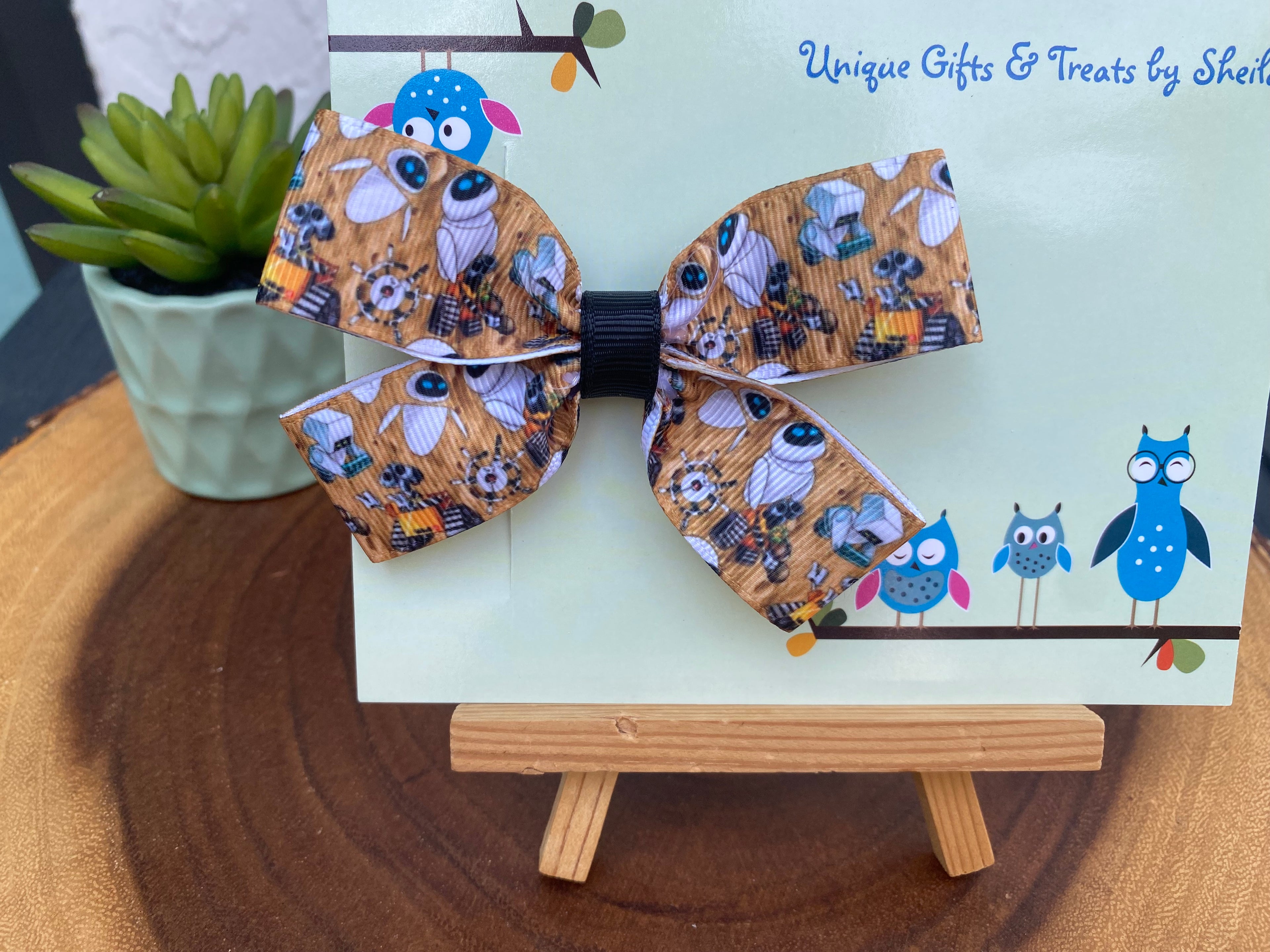 Wall E and Eve Hairbow