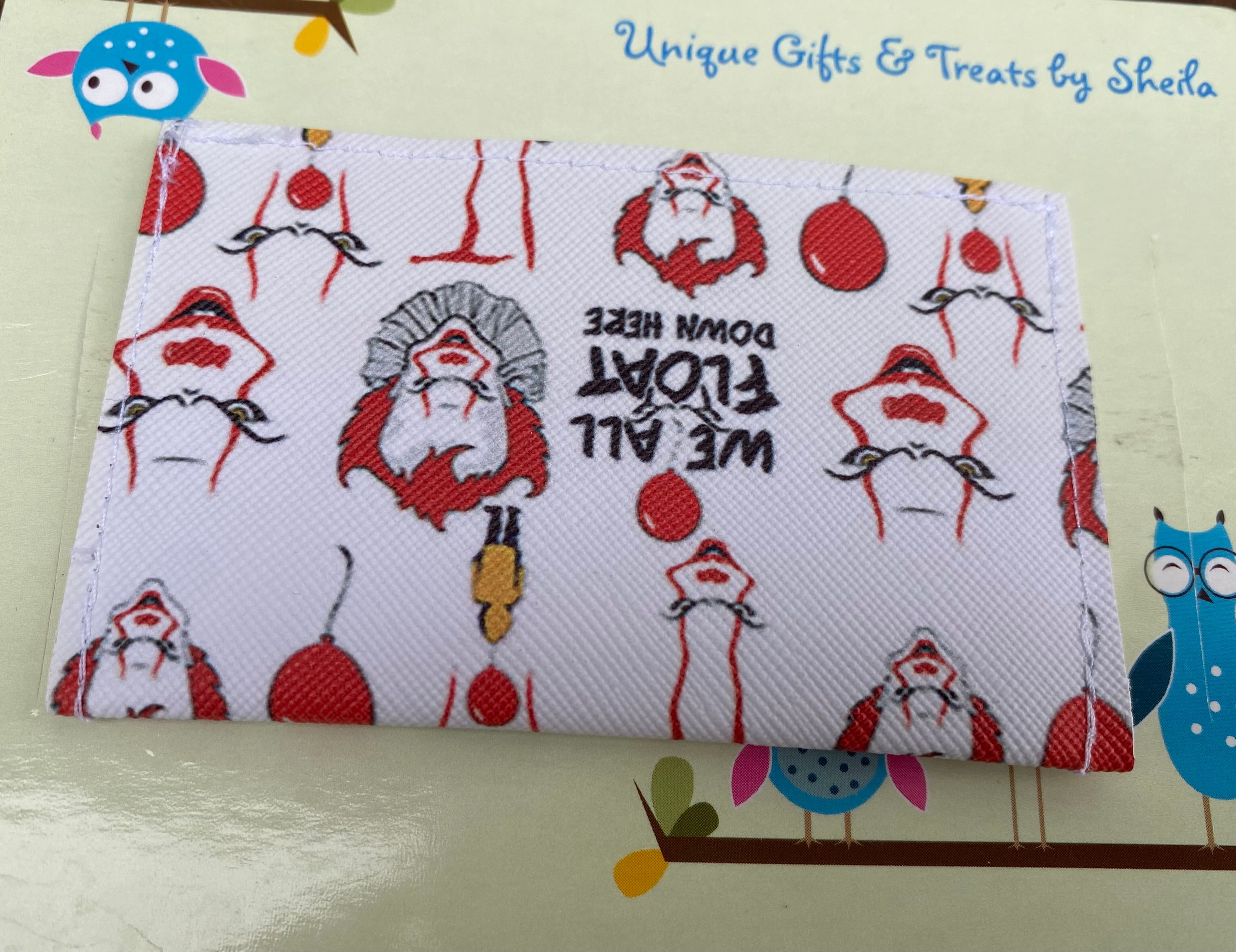 Scary Clown Gift Card Holder