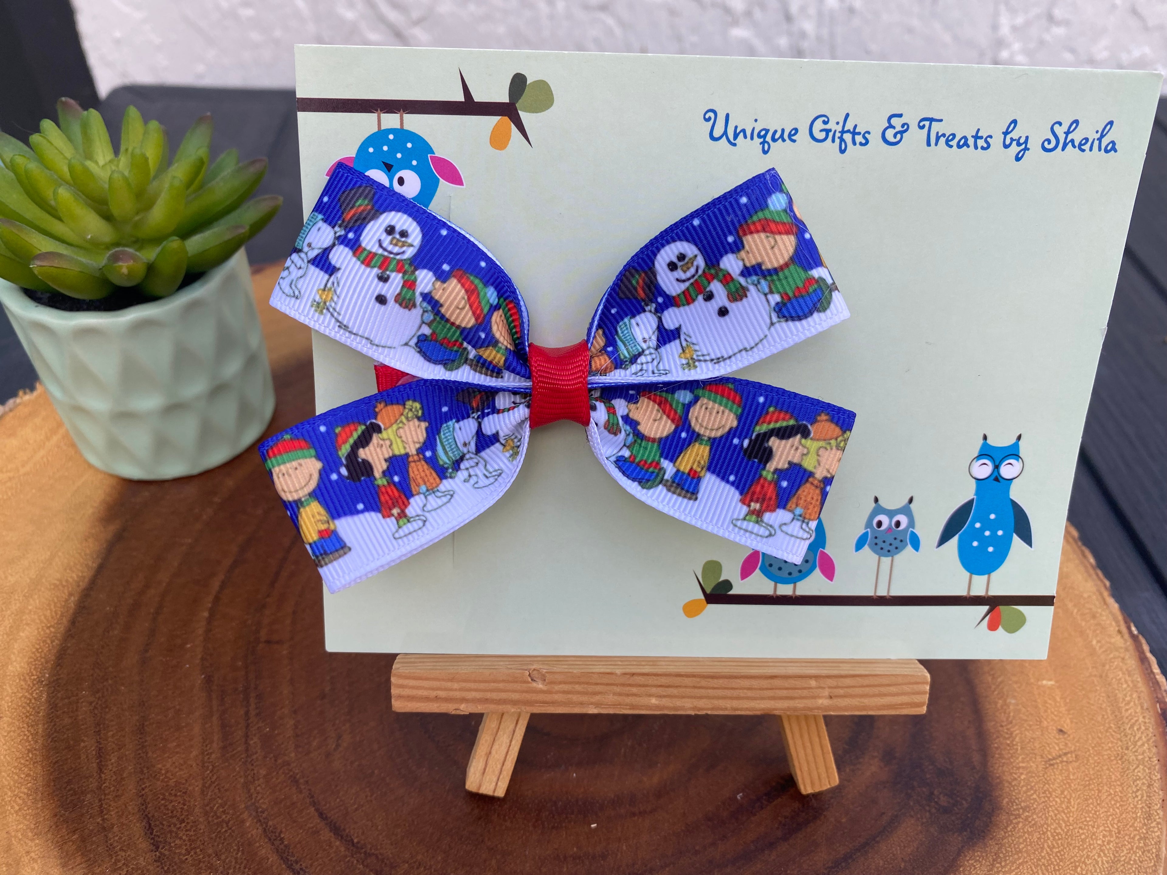 Charlie Brown Christmas Hairbow