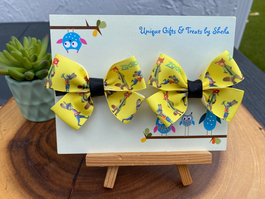 Zootopia; Nick and Judy Hairbows