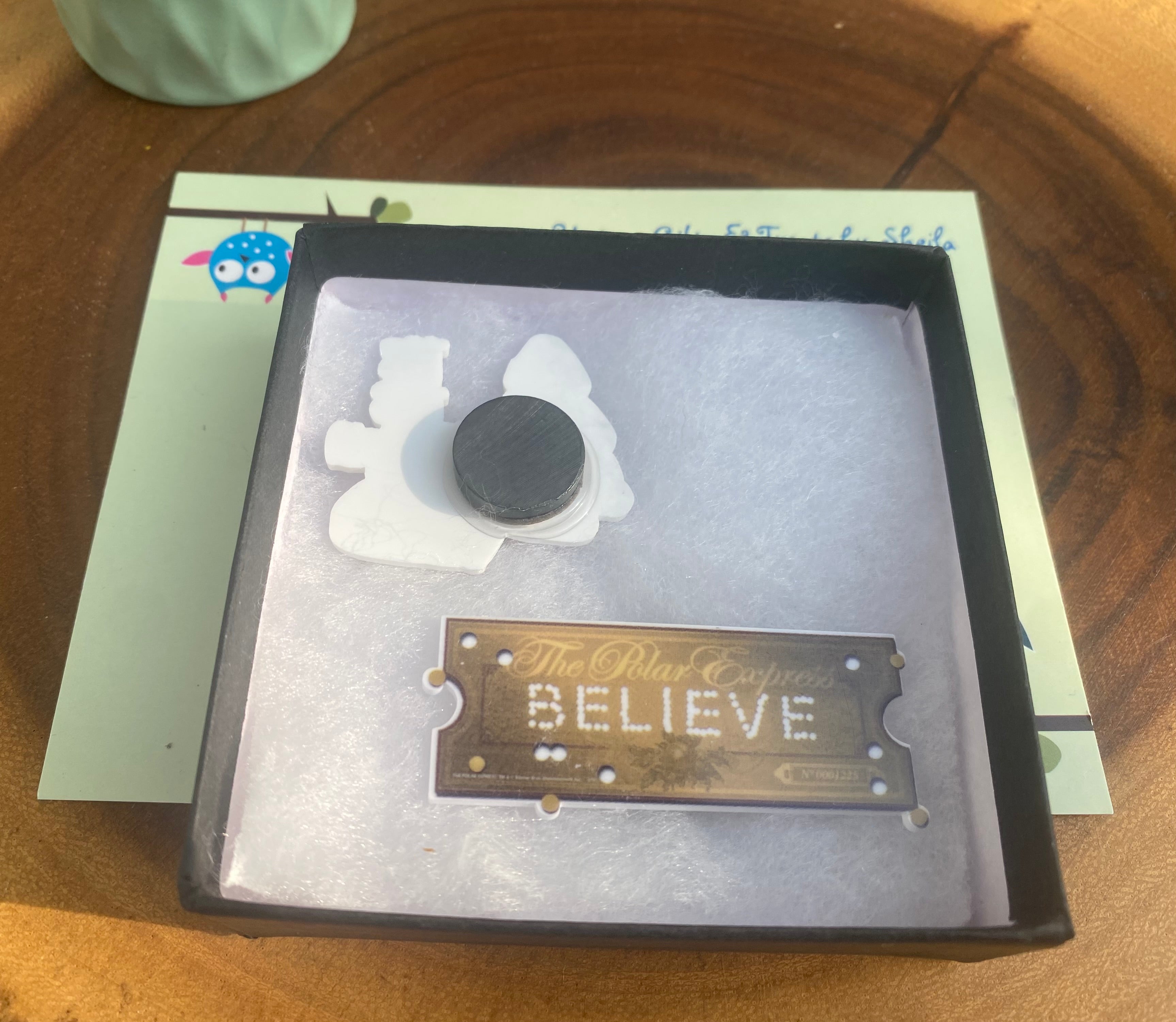 Christmas Magnets; Tis The Season; Believe Magnets