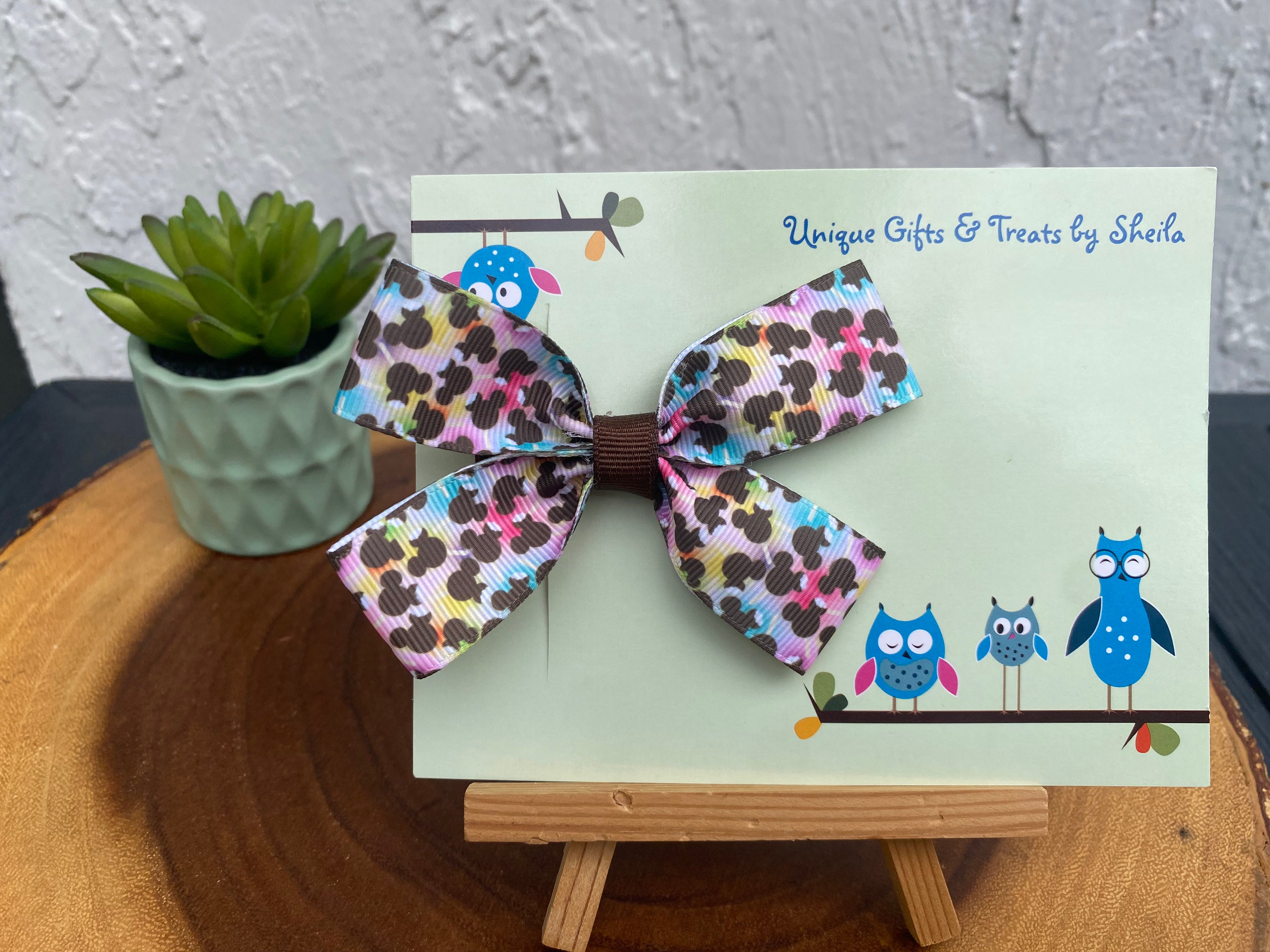 Disney Ice Cream Bars Hairbow