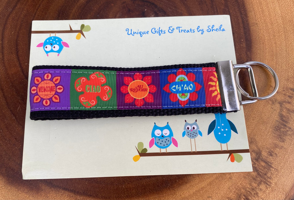 Small World; Greetings Keychain; Keyfob