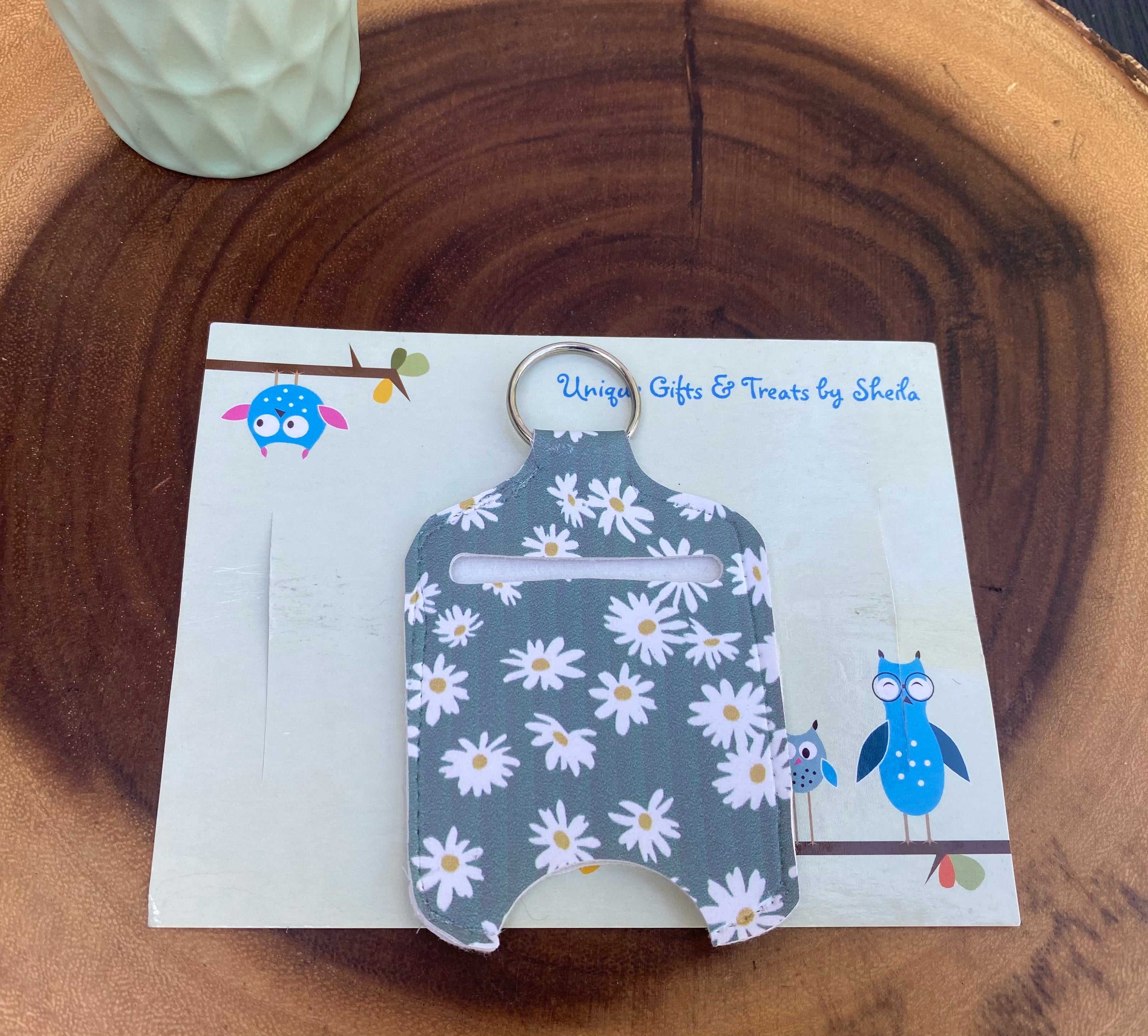 Daisy; Flower Hand Sanitizer Holder