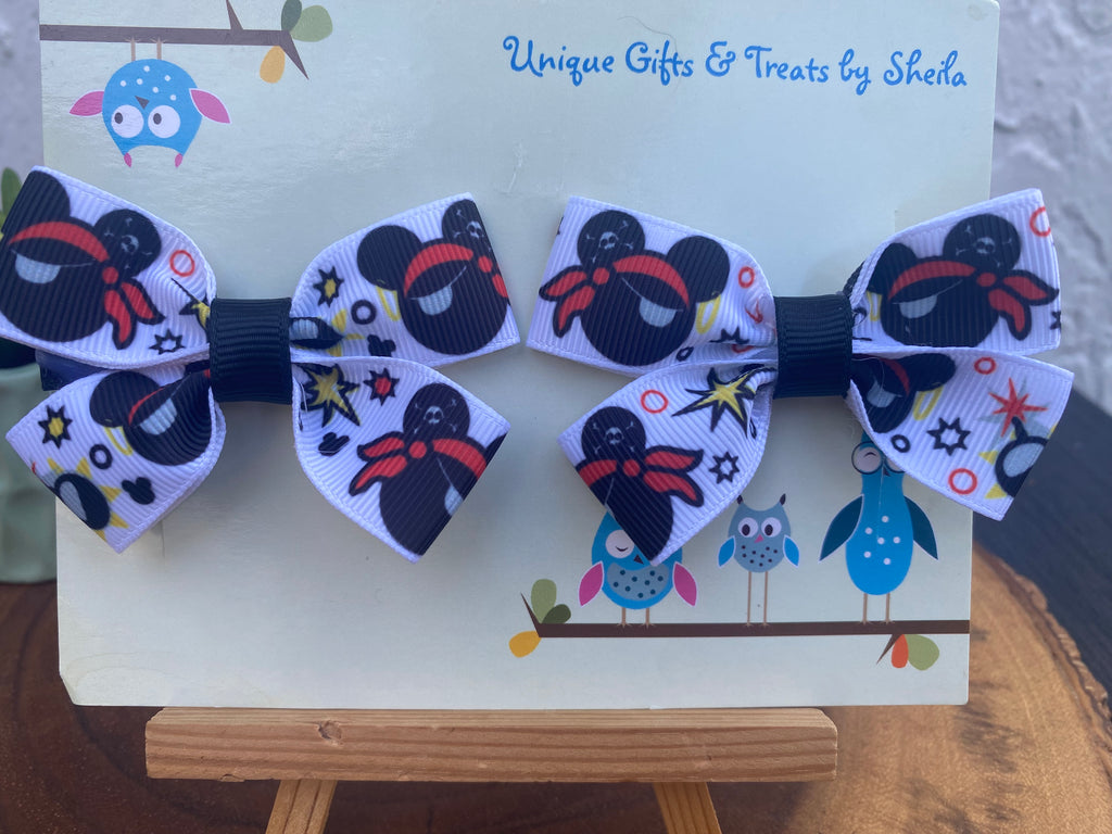 Disney Pirate Mickey Hairbows