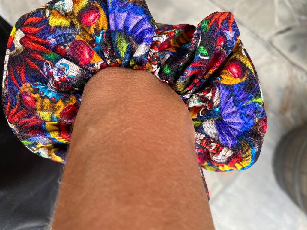 Halloween; Scary Clowns; Creepy Clowns Scrunchie