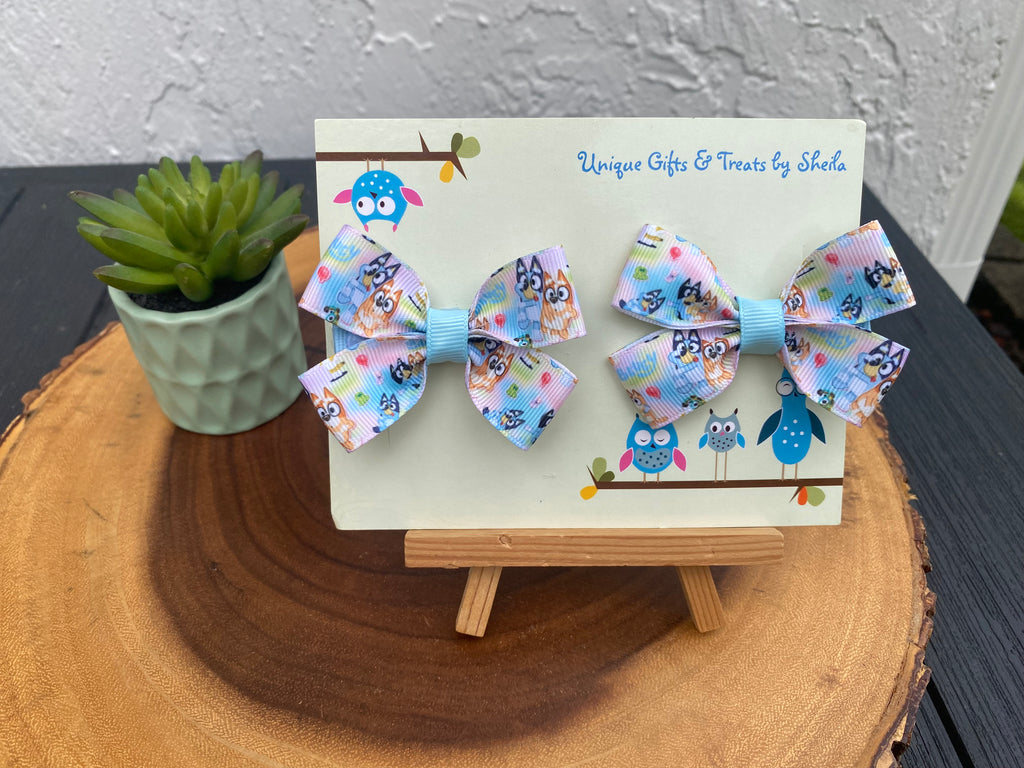 Blue Heeler Hairbows