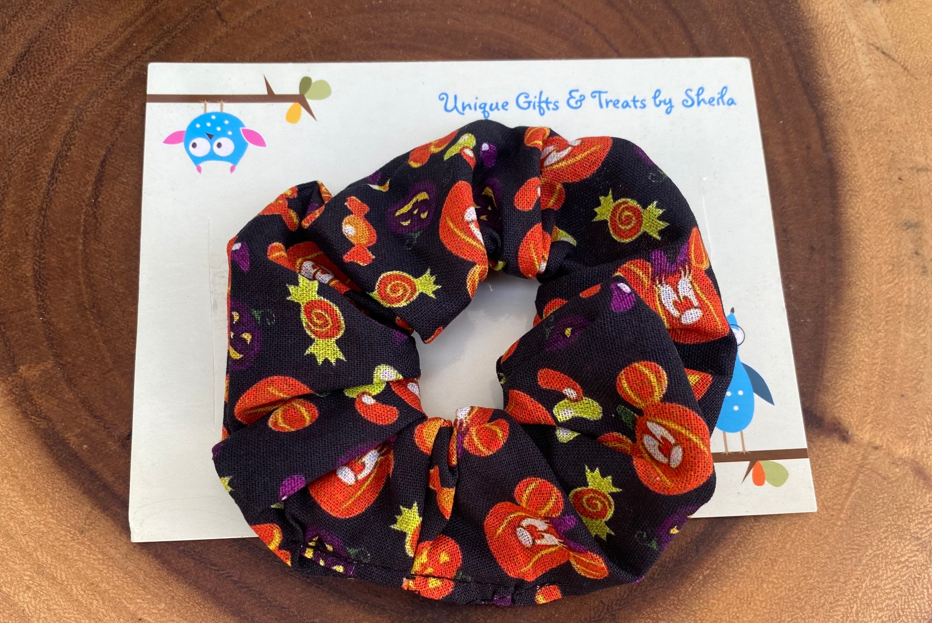 Mickey Pumpkins Halloween Scrunchie