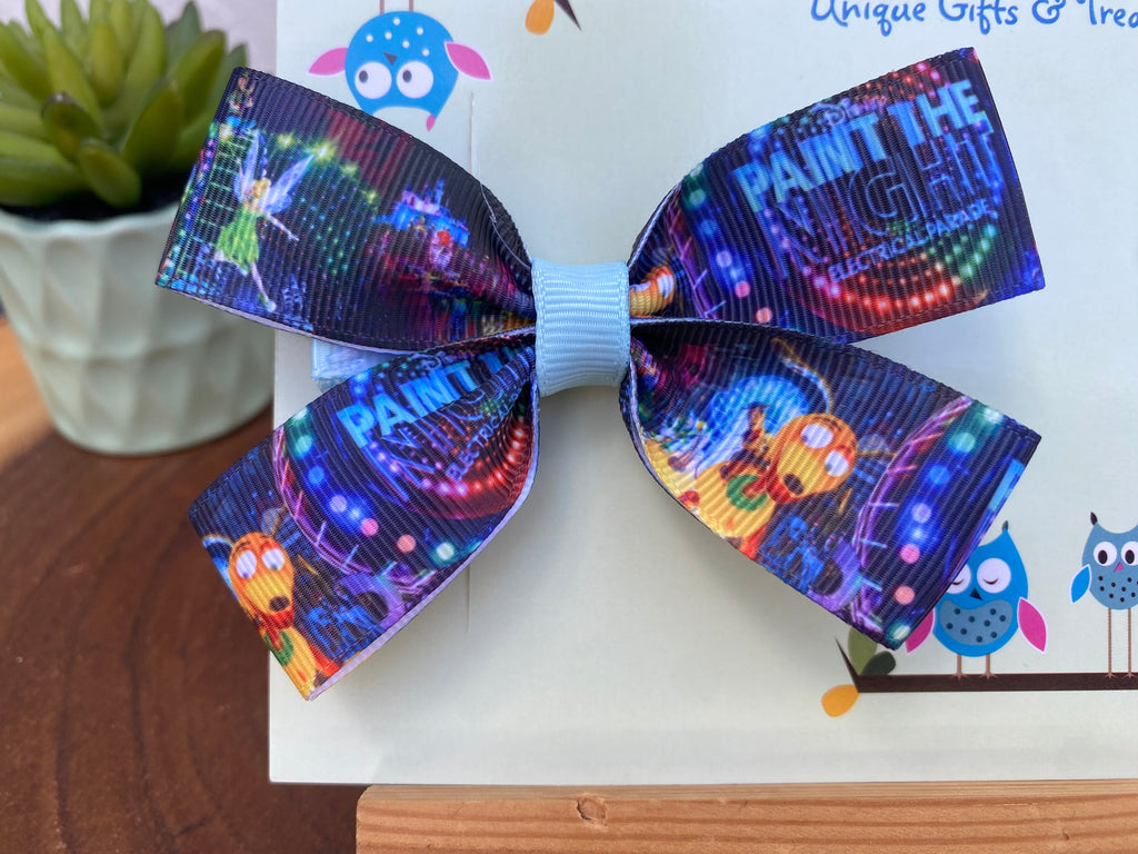 Paint the Night Electrical Parade Hair Bow