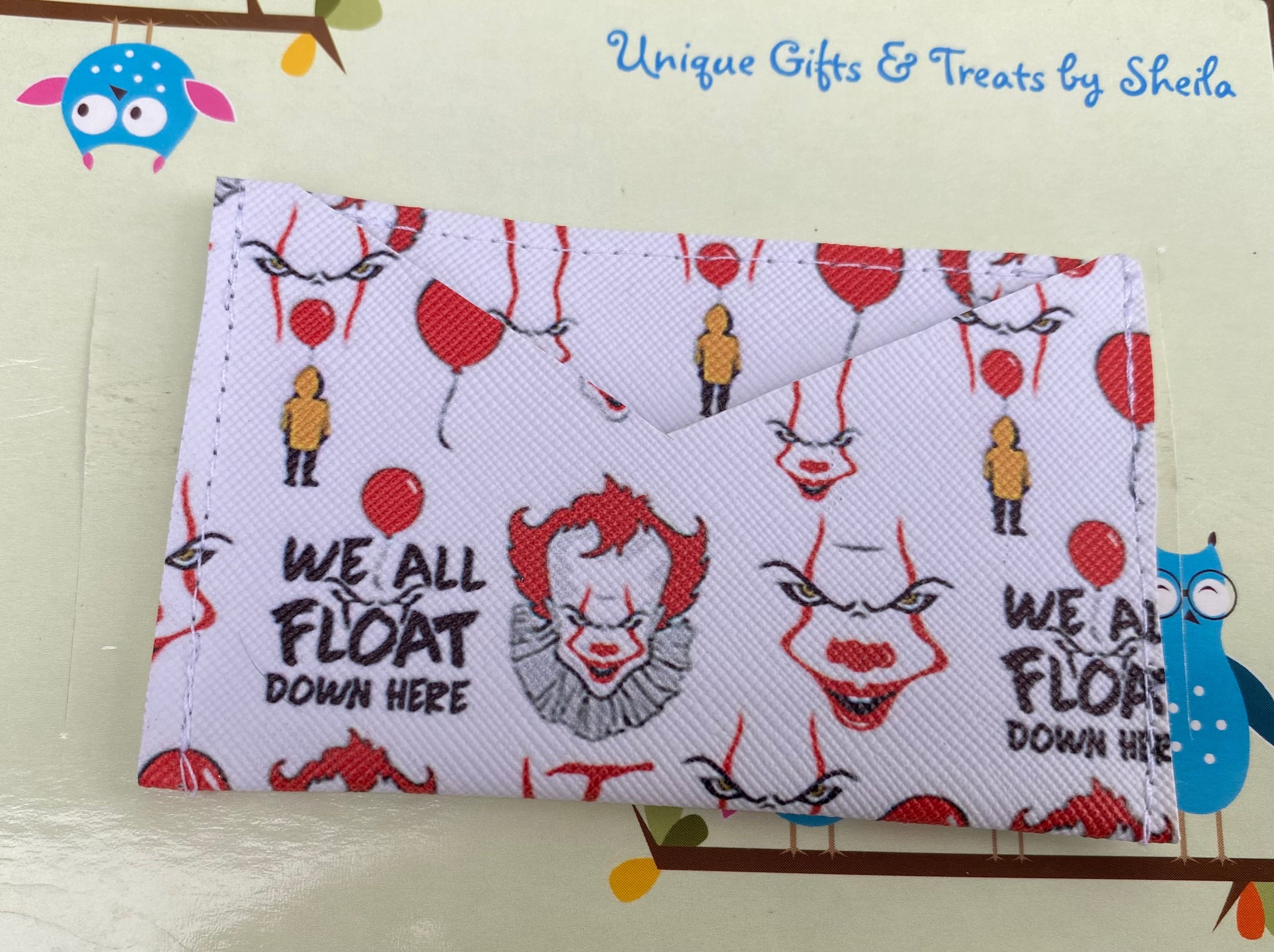 Scary Clown Gift Card Holder