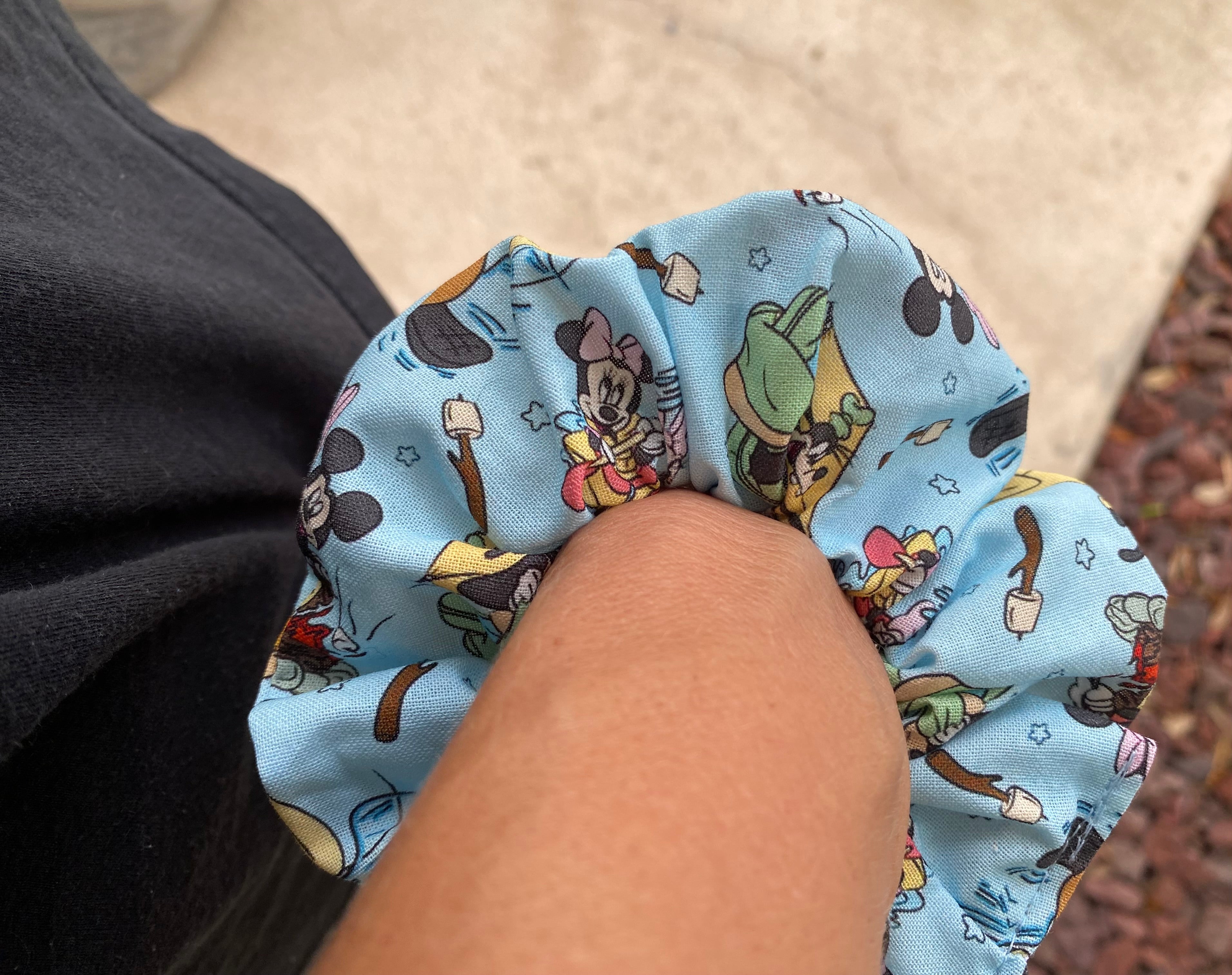 Disney Camping Scrunchie