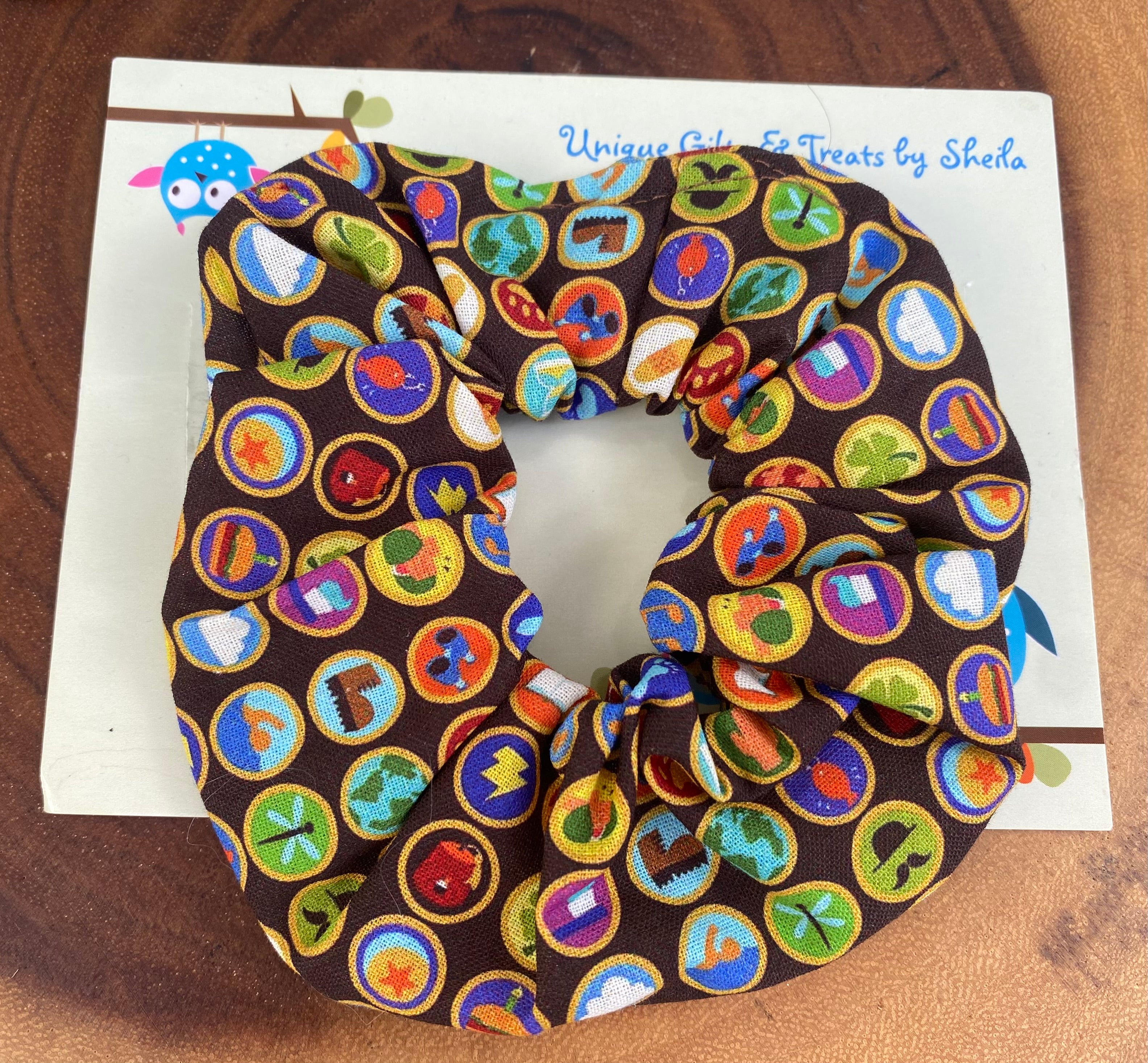 Disney Up; Wilderness Explorer Badges Scrunchies