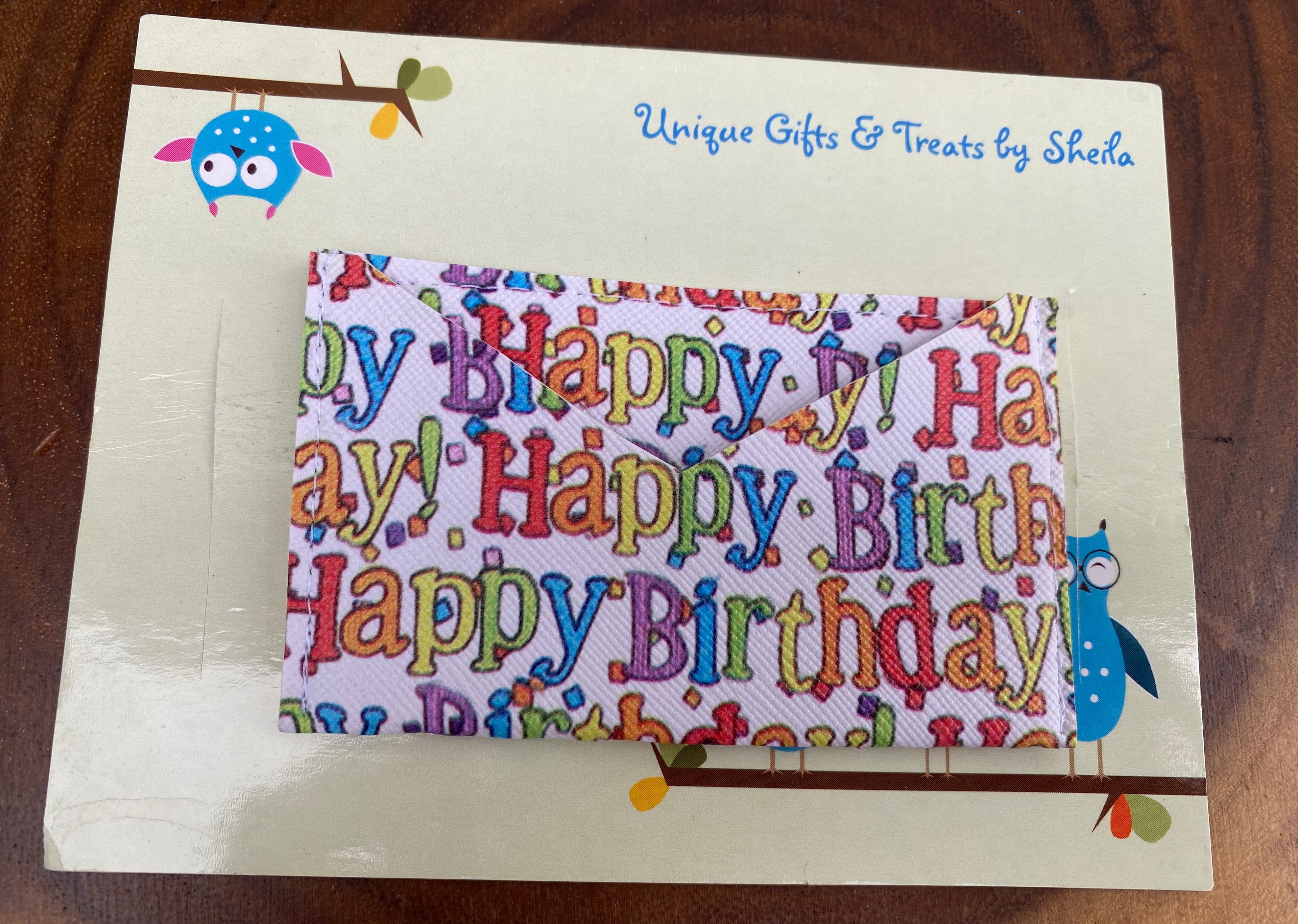 Happy Birthday Gift Card Holder