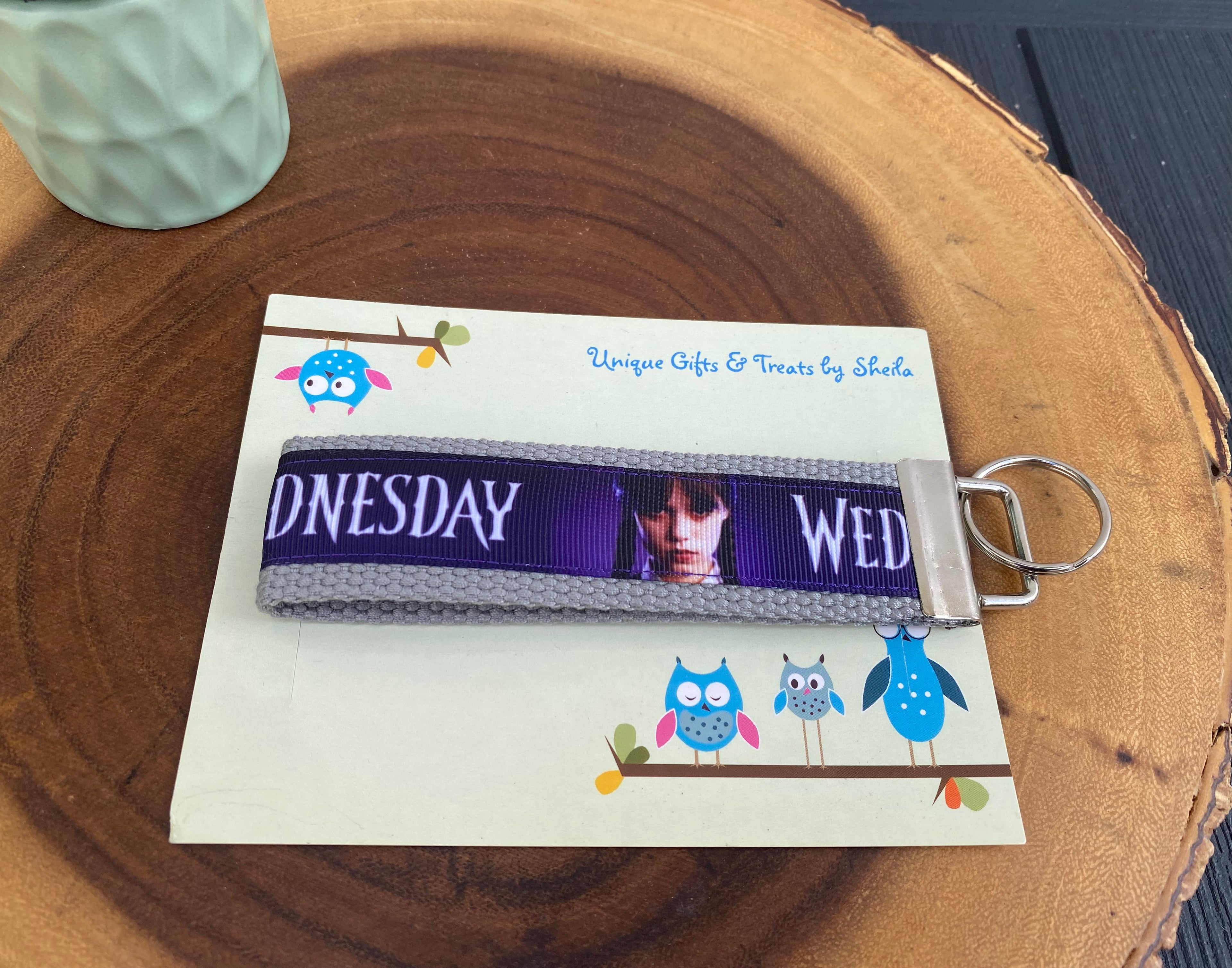 Wednesday Keychain; Keyfob