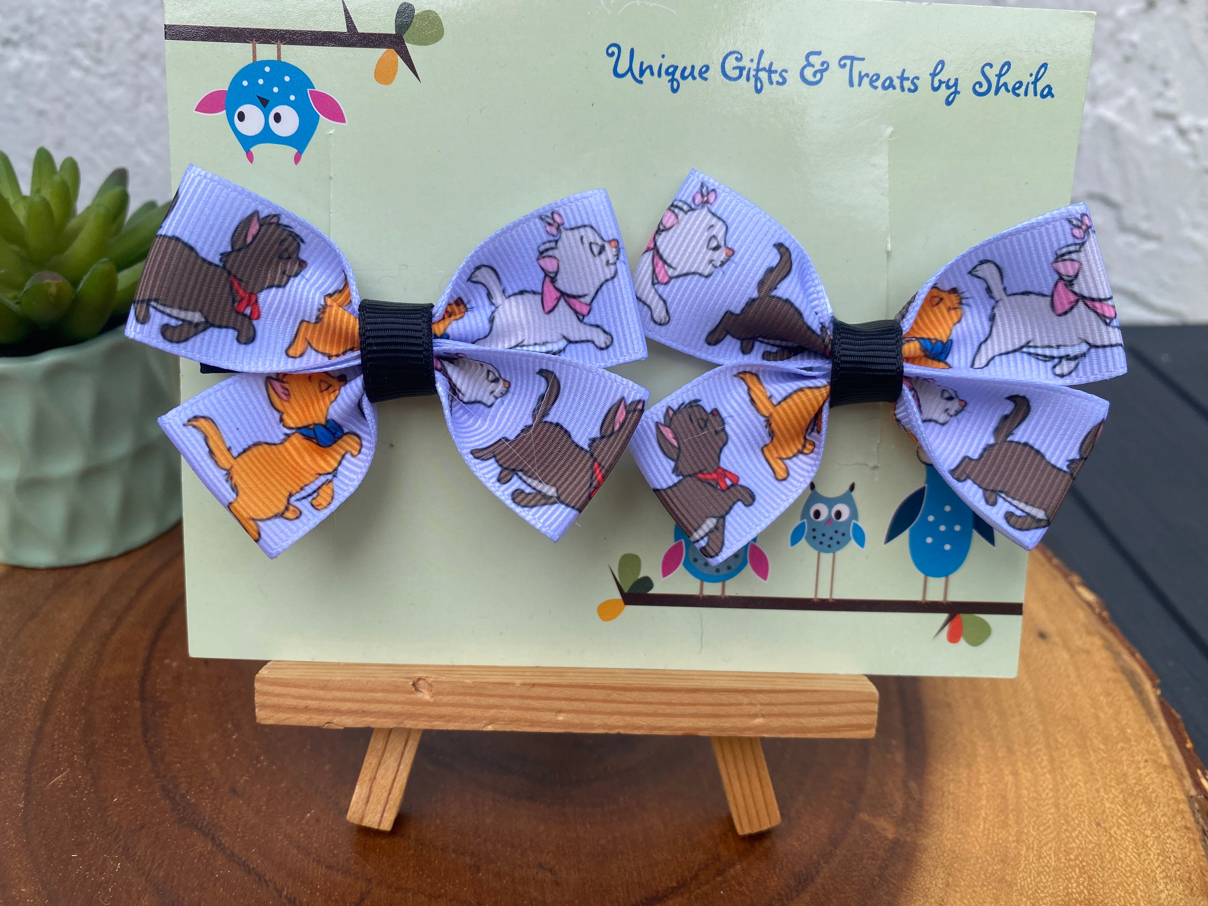 Disney Cats Hairbows; Marie Hairbows