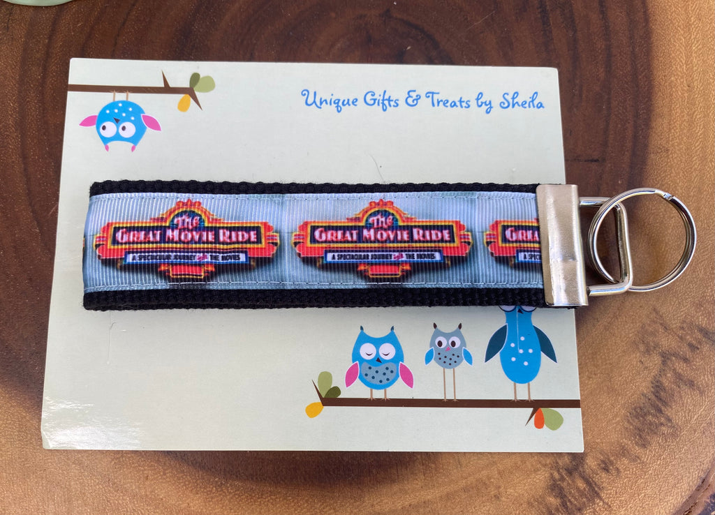The Great Movie Ride Keychain;Keyfob
