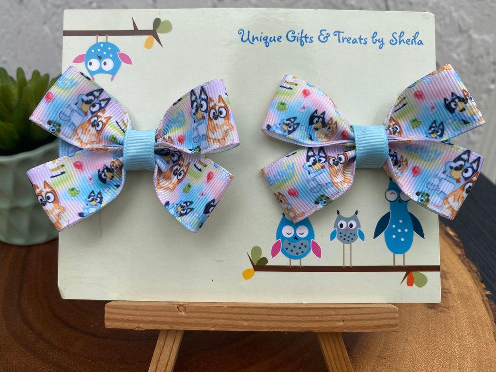 Blue Heeler Hairbows