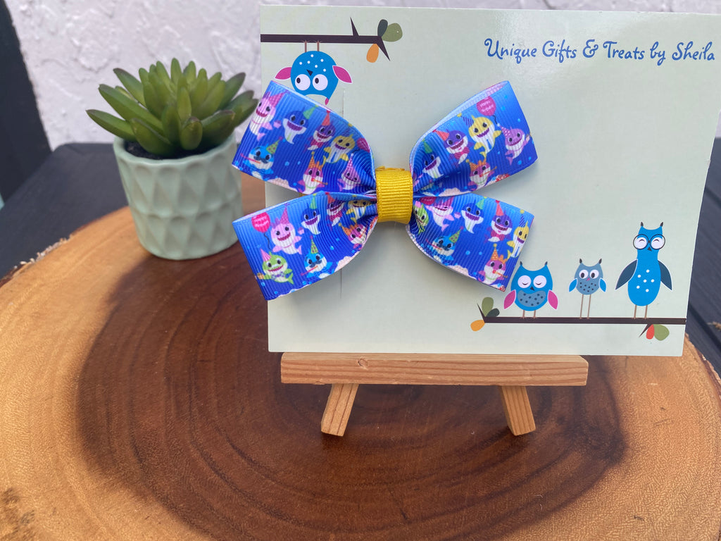 Party Sharks Hairbow
