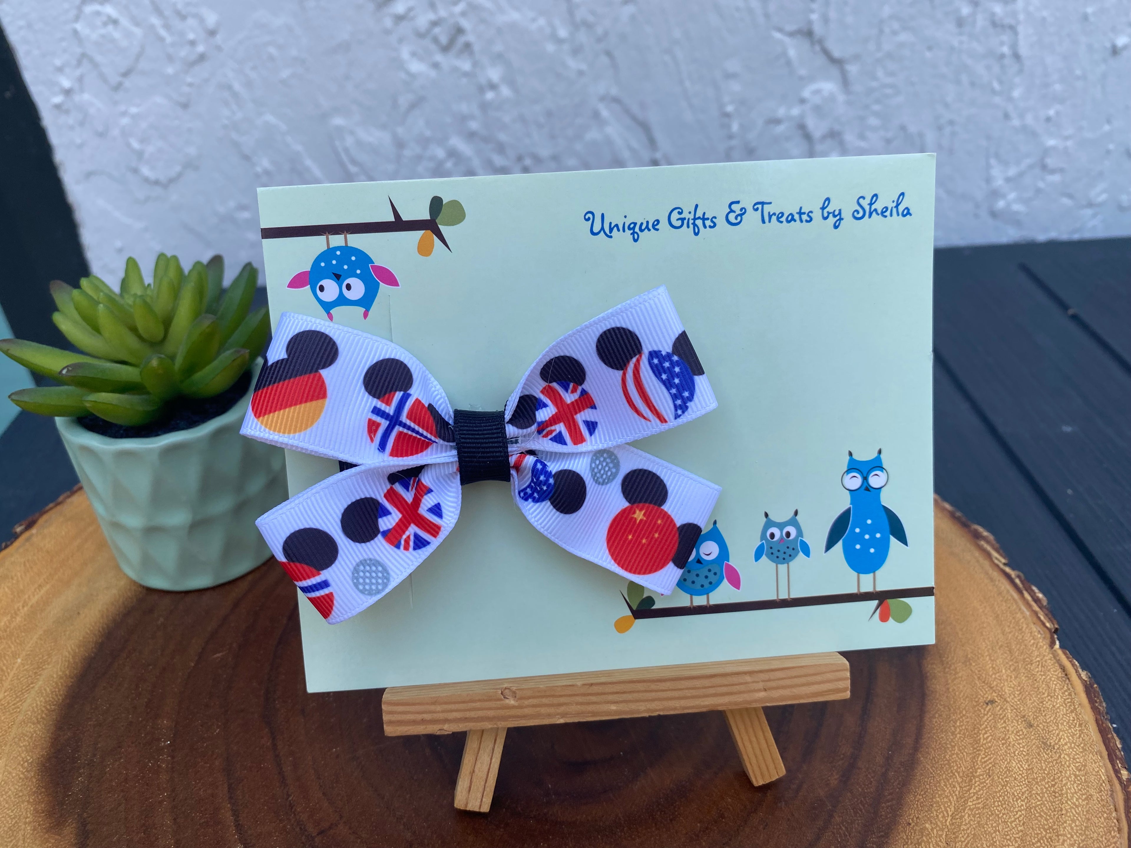 Epcot; Countries Hairbow
