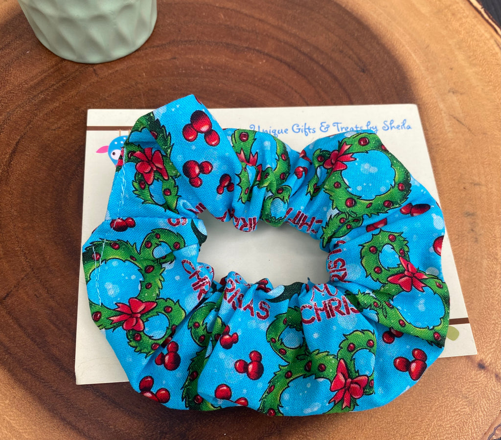 Disney Christmas Wreath Scrunchie