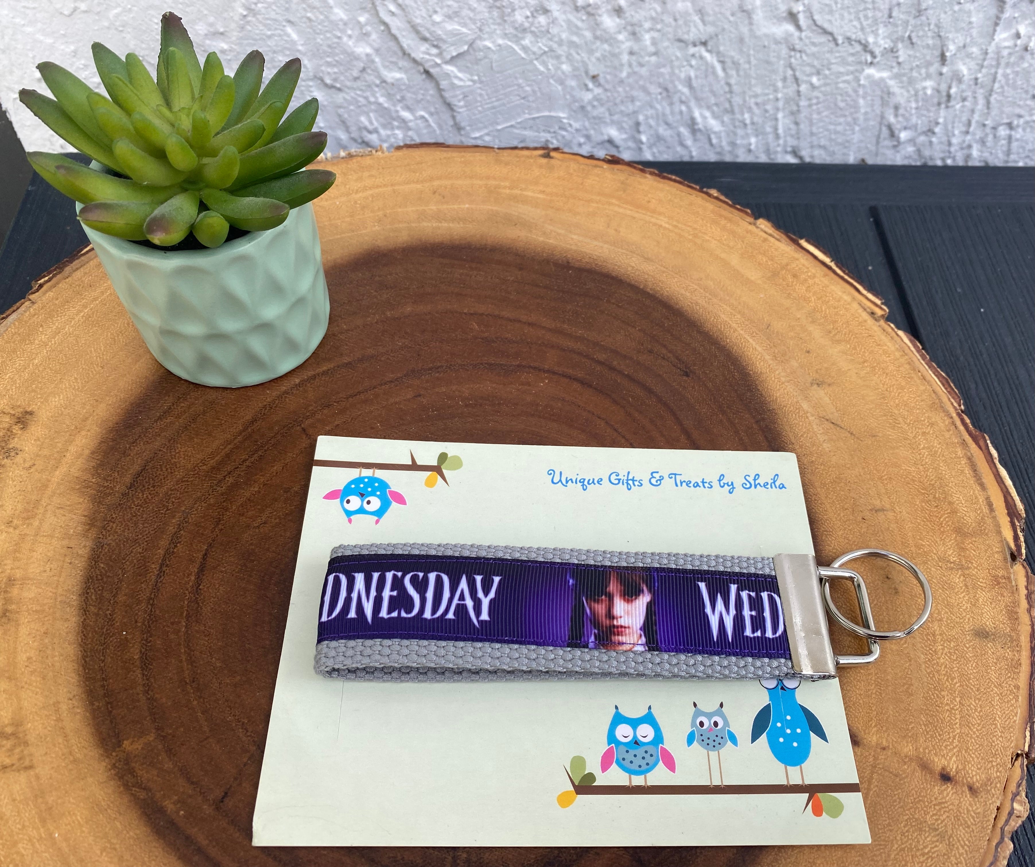 Wednesday Keychain; Keyfob