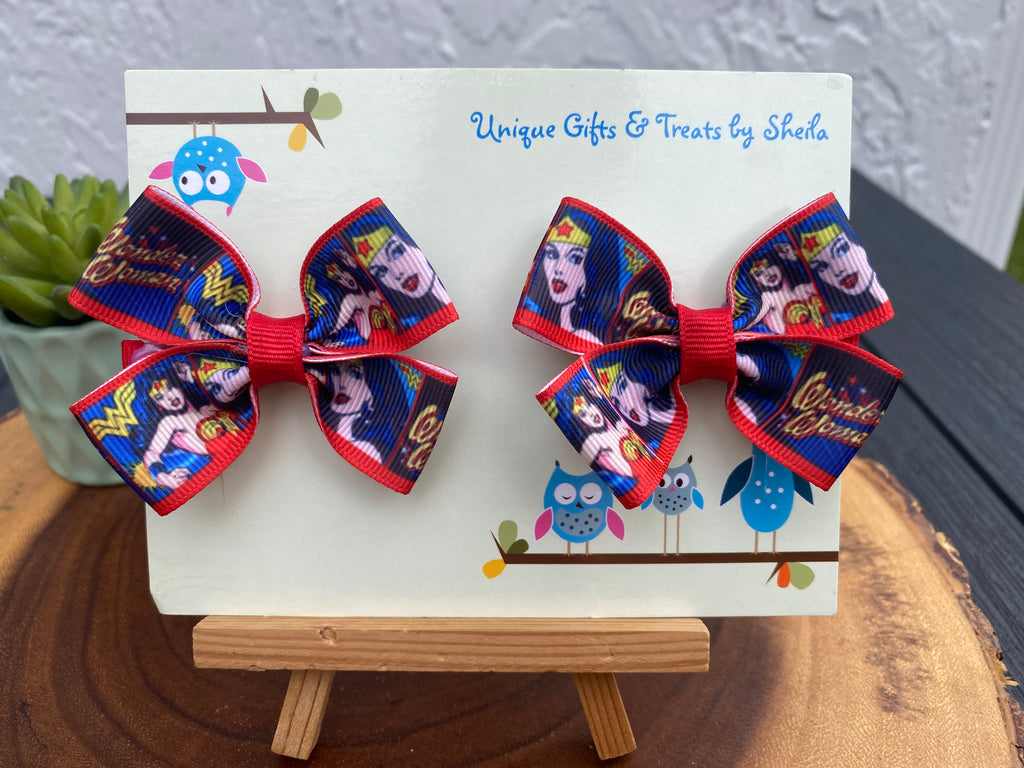 Wonder Woman Hairbows