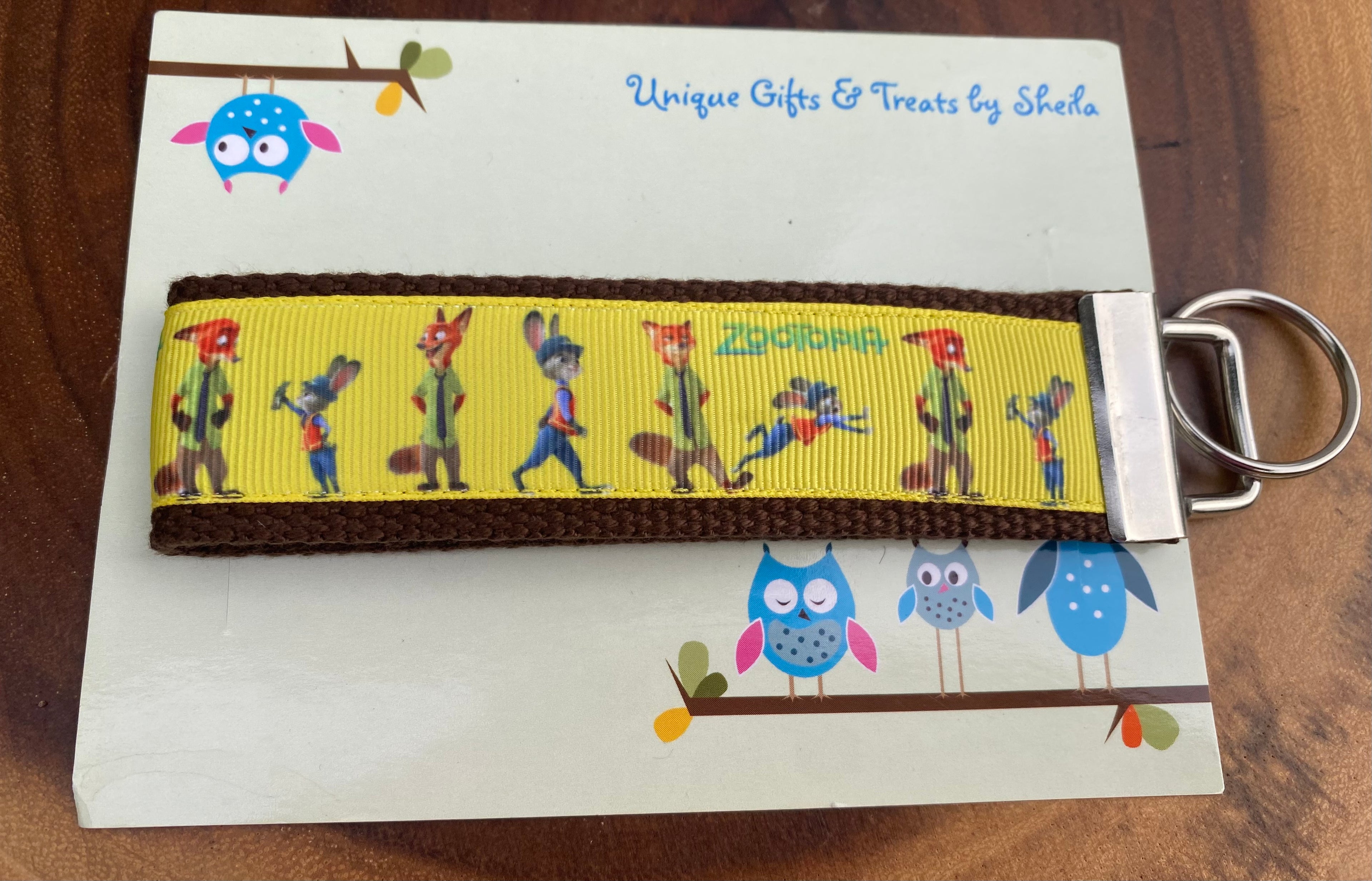 Zootopia Keychain; Keyfob