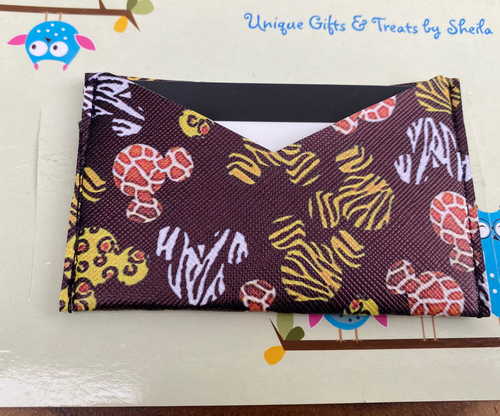 Safari Mickey Mouse Gift Card Holder