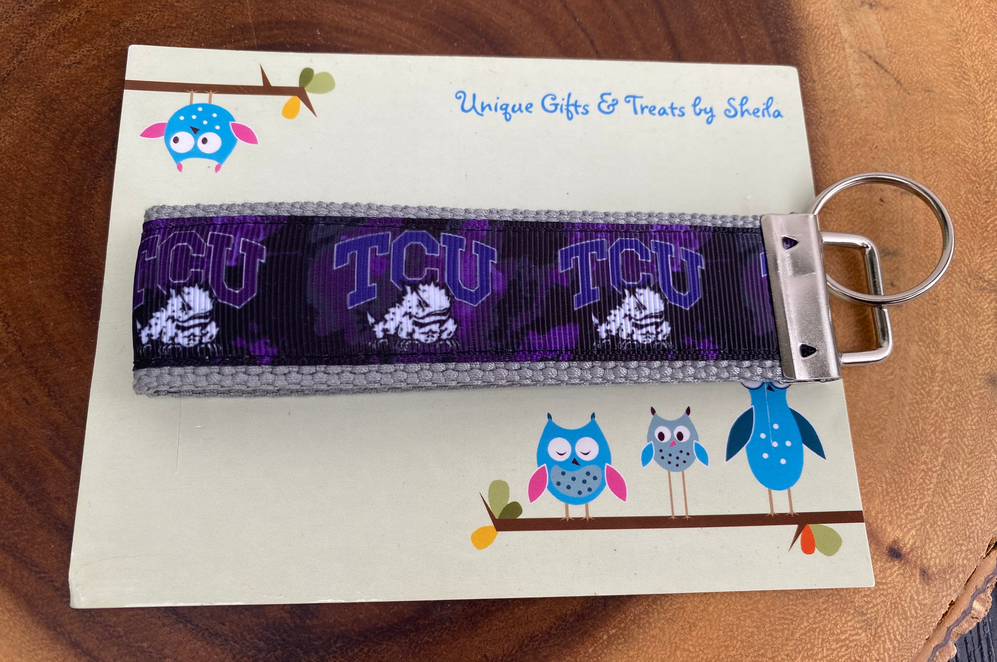 Texas College Keychain; Keyfob