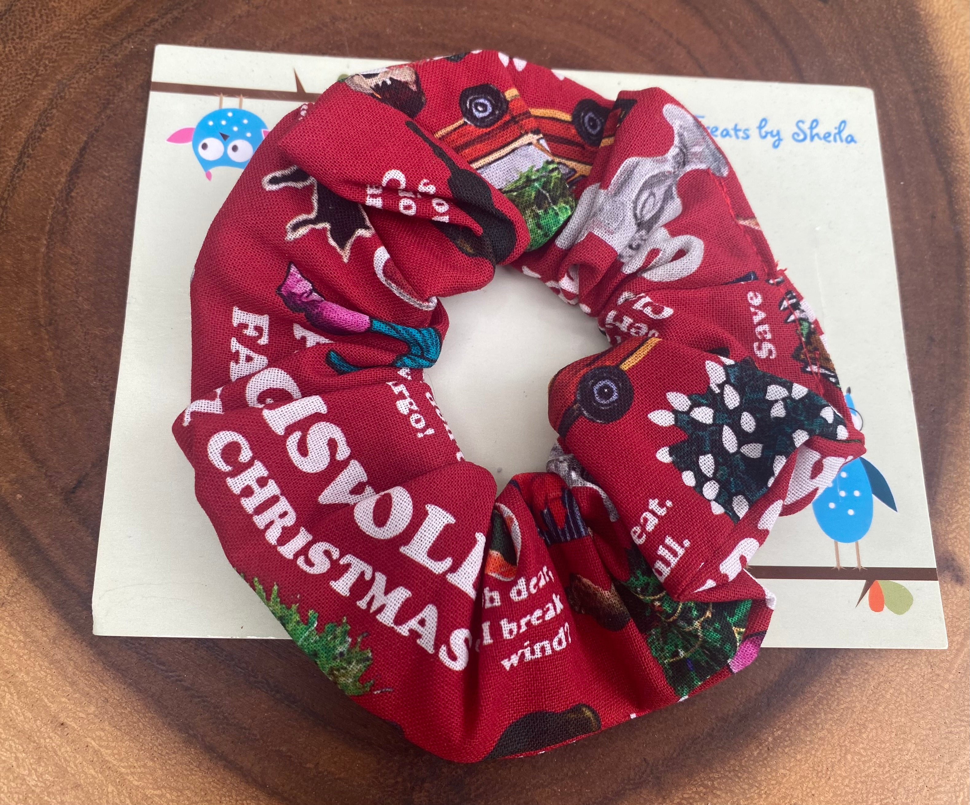 Christmas Vacation Scrunchie