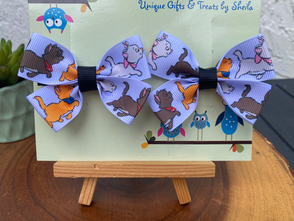 Disney Cats Hairbows; Marie Hairbows