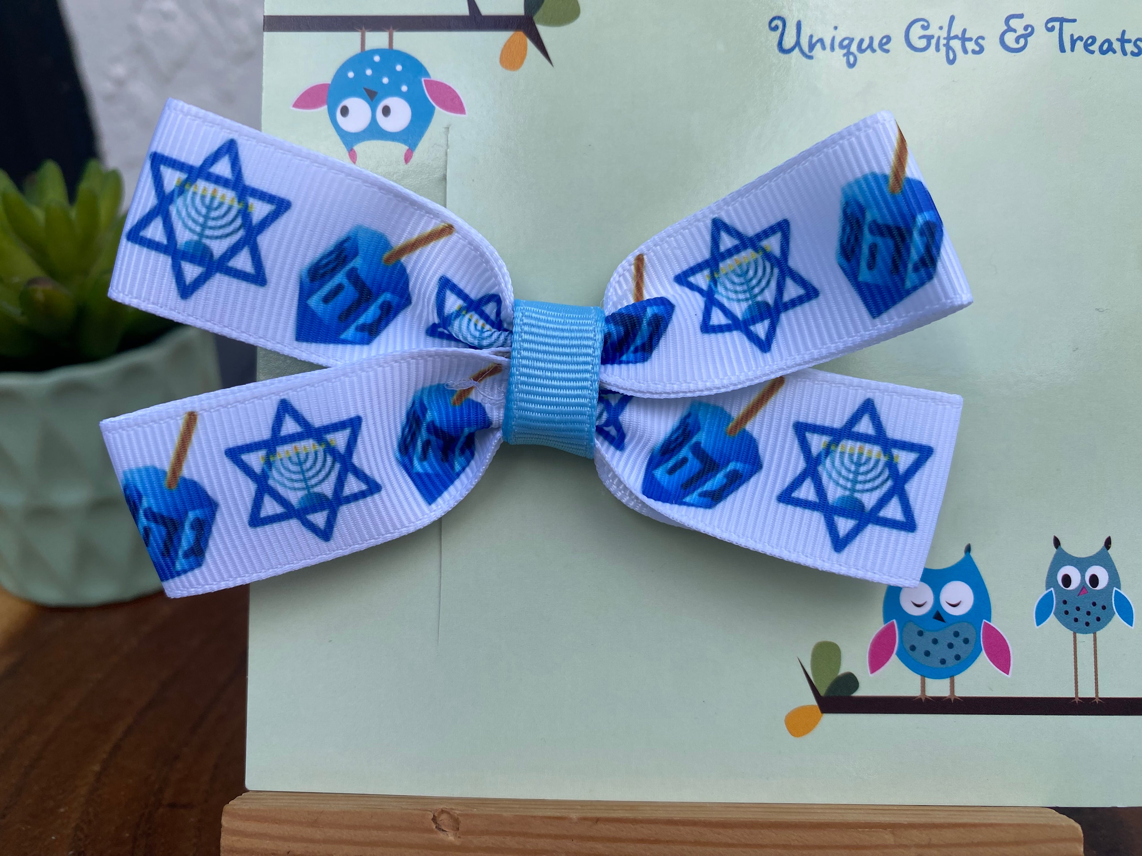 Hanukkah; Chanukah Hairbow